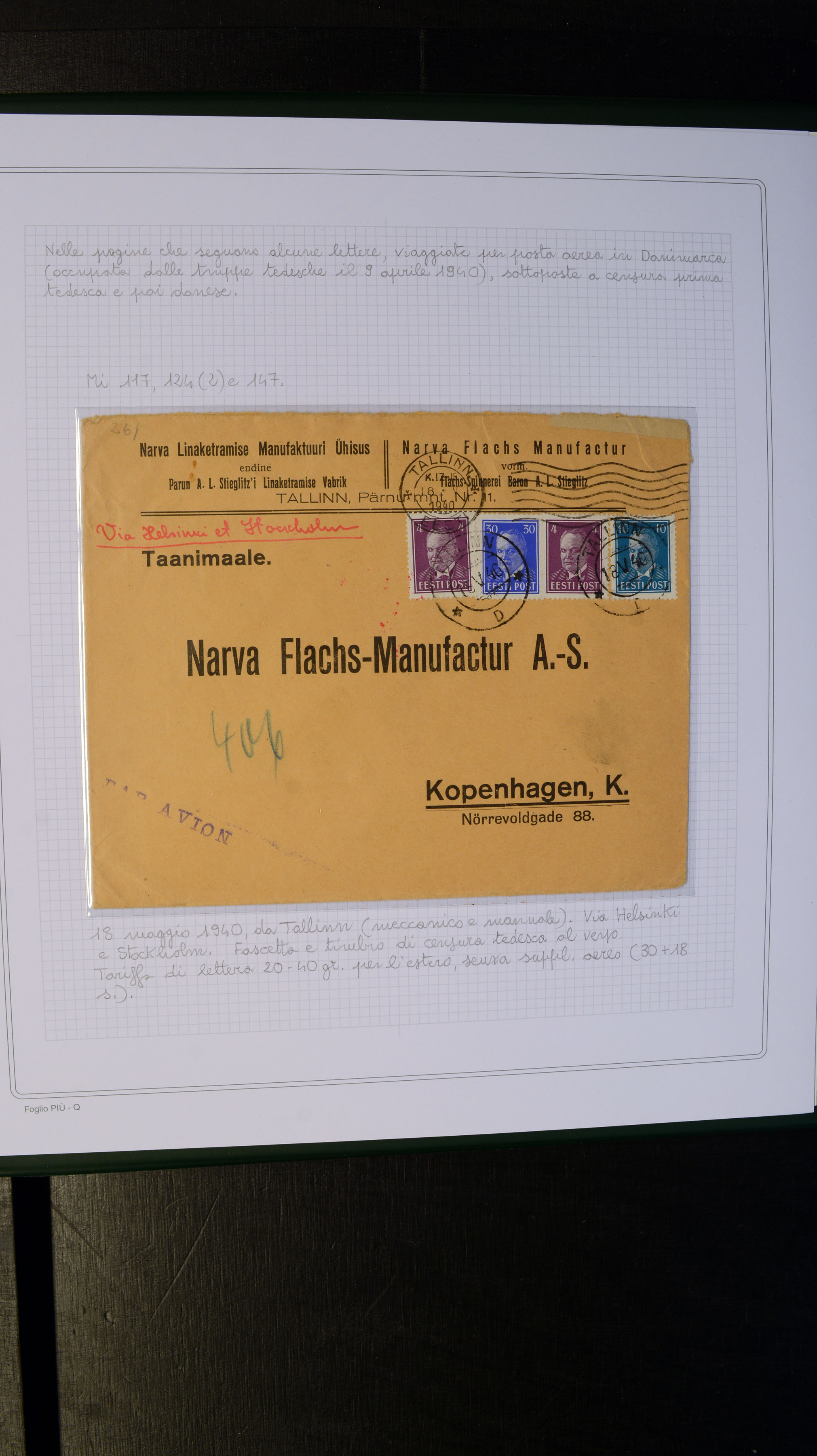Stamp Auction Europe Estonia Auction 366 Lot 6209