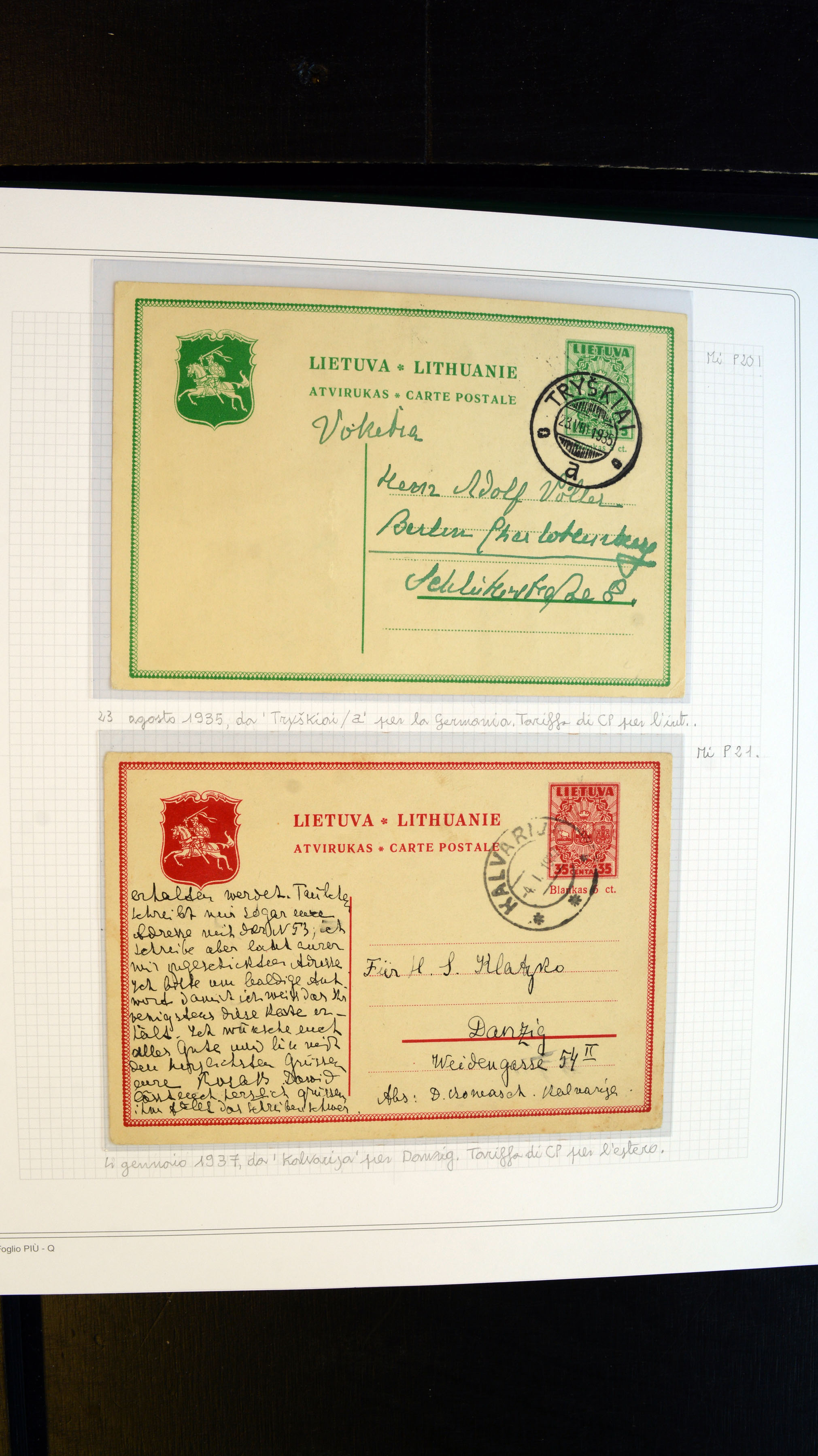 Stamp Auction Europe Lithuania Auction 366 Lot 6803