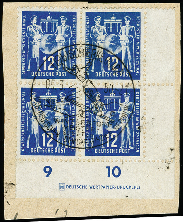 Lot 963 - germany after 1945 GDR - Heinrich Koehler Auktionen Auction #371- Day 2 Lot 963 - germany after 1945 GDR - Heinrich Koehler Auktionen Auction #371- Day 2