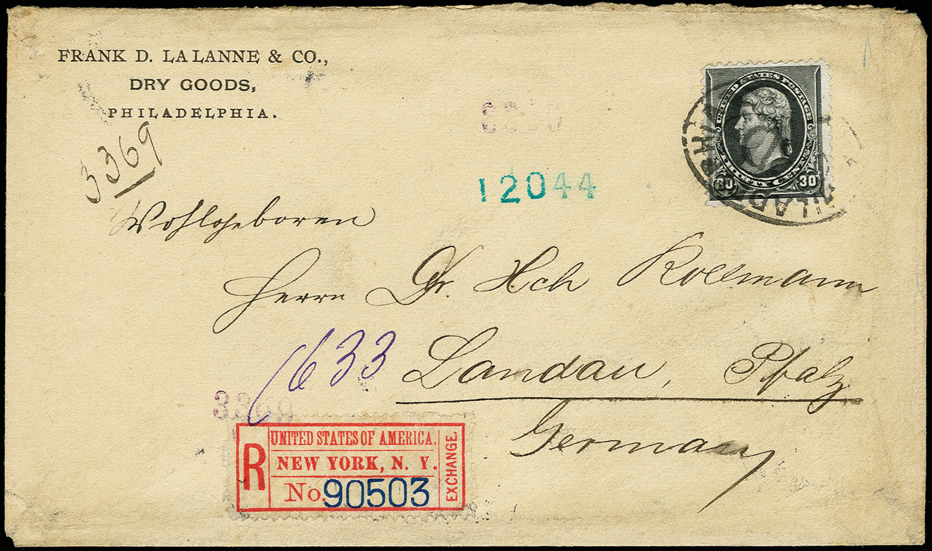 Lot 651 - Overseas United States of America -  Heinrich Koehler Auktionen Auction #371- Day 1