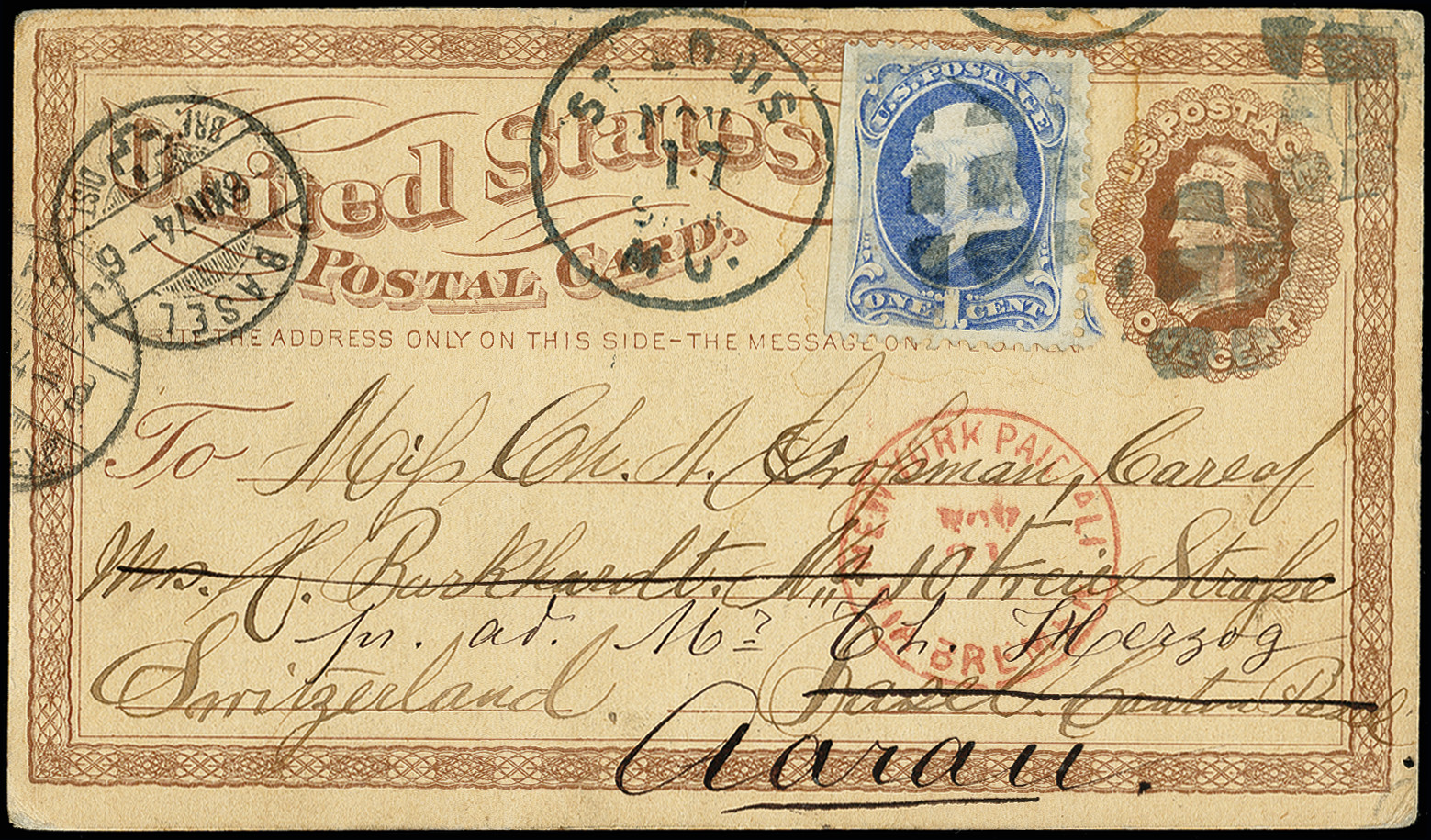 Lot 627 - Overseas United States of America - Heinrich Koehler Auktionen Auction #371- Day 1 Lot 627 - Overseas United States of America - Heinrich Koehler Auktionen Auction #371- Day 1
