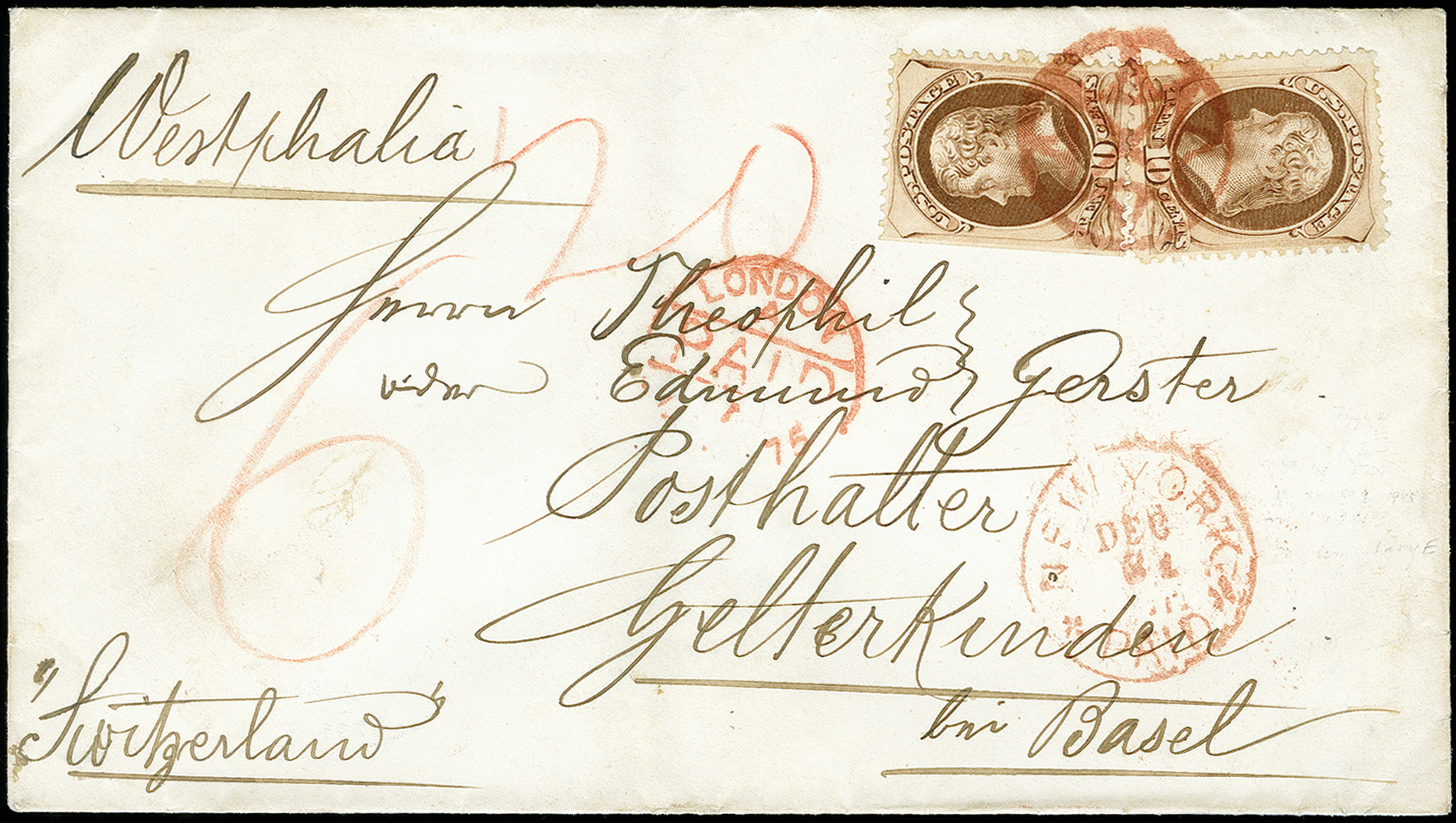 Lot 629 - Overseas United States of America - Heinrich Koehler Auktionen Auction #371- Day 1 Lot 629 - Overseas United States of America - Heinrich Koehler Auktionen Auction #371- Day 1