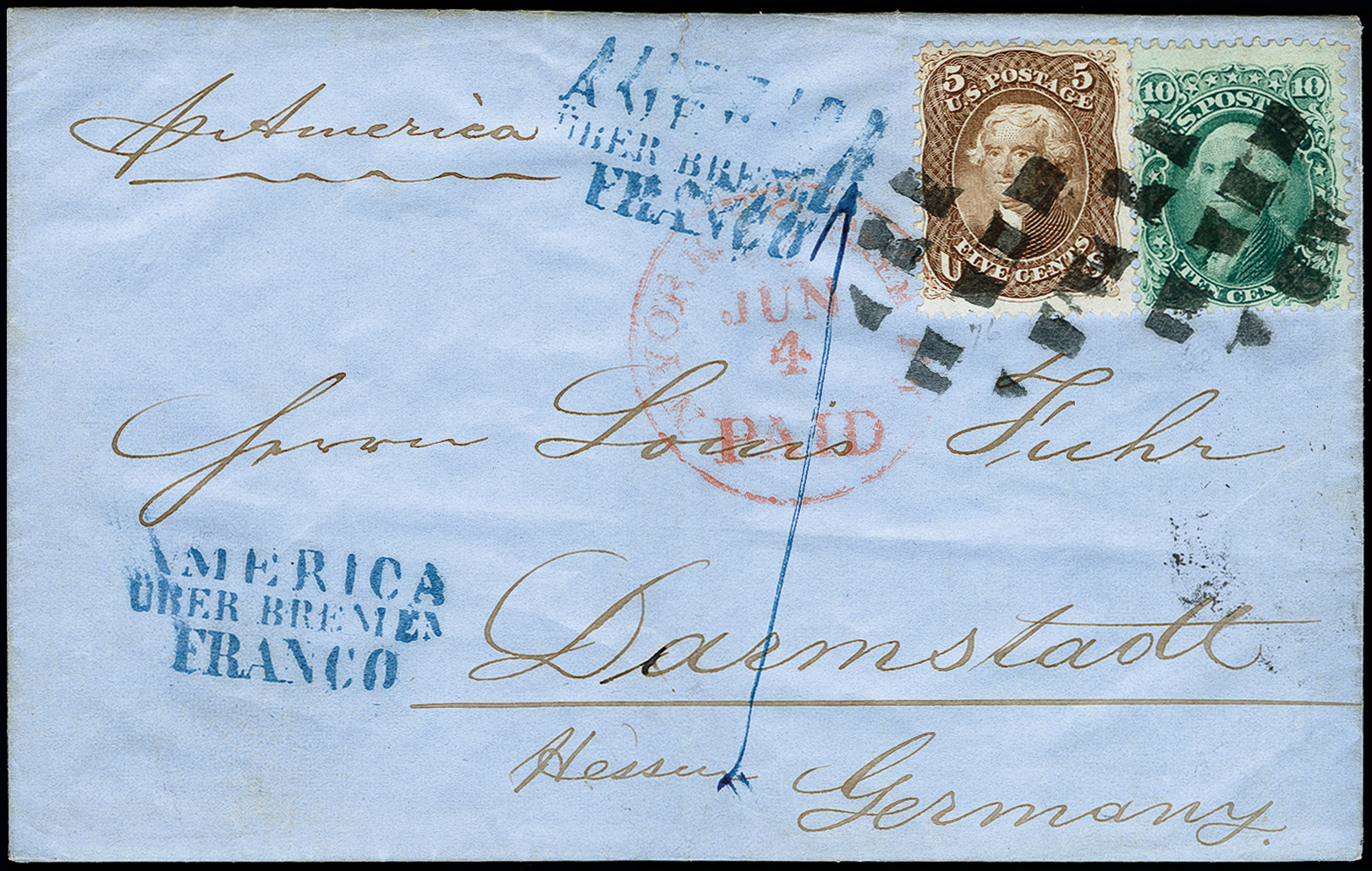 Lot 606 - Overseas United States of America -  Heinrich Koehler Auktionen Auction #371- Day 1