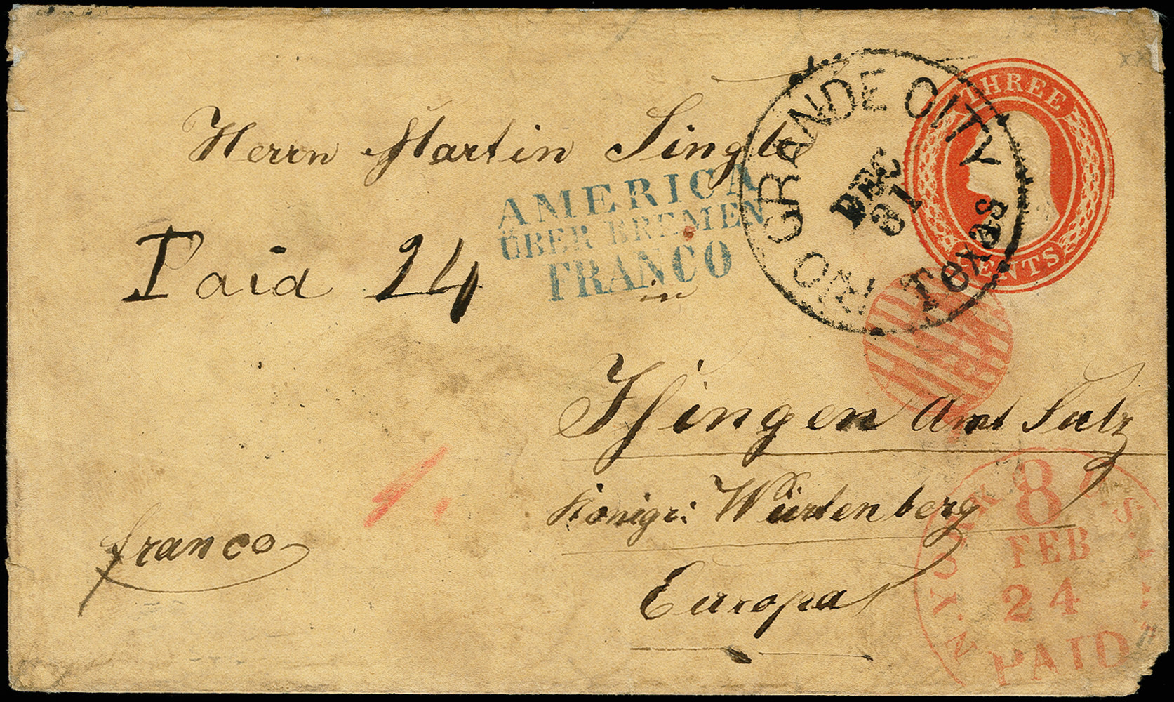 Lot 595 - Overseas United States of America - Heinrich Koehler Auktionen Auction #371- Day 1 Lot 595 - Overseas United States of America - Heinrich Koehler Auktionen Auction #371- Day 1