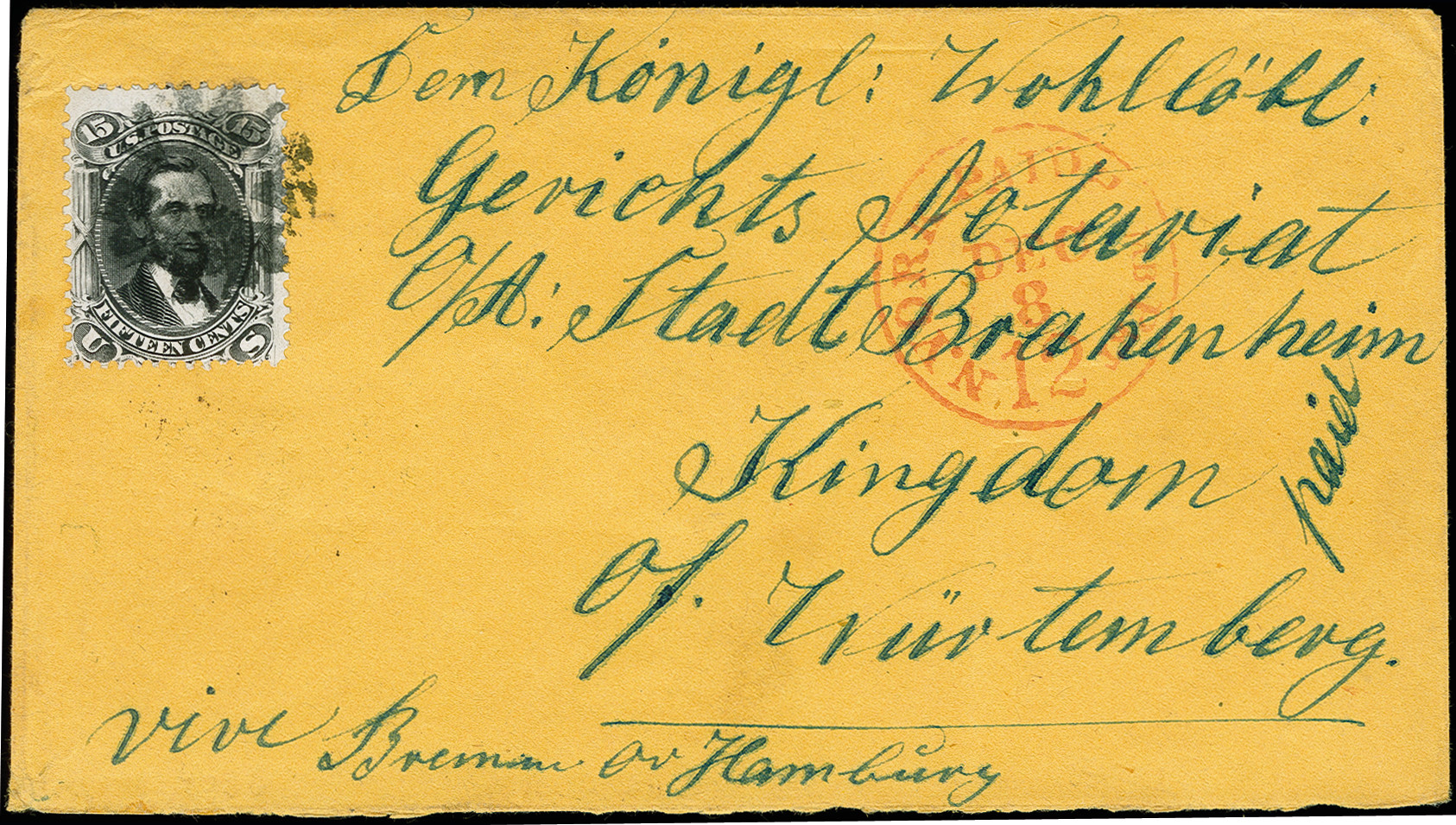 Lot 616 - Overseas United States of America -  Heinrich Koehler Auktionen Auction #371- Day 1