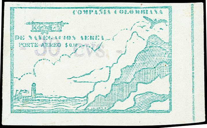 Lot 520 - Colombia Colombia - Compania Colombiana de Navegacion Aerea - Heinrich Koehler Auktionen Auction #371- Day 1 Lot 520 - Colombia Colombia - Compania Colombiana de Navegacion Aerea - Heinrich Koehler Auktionen Auction #371- Day 1