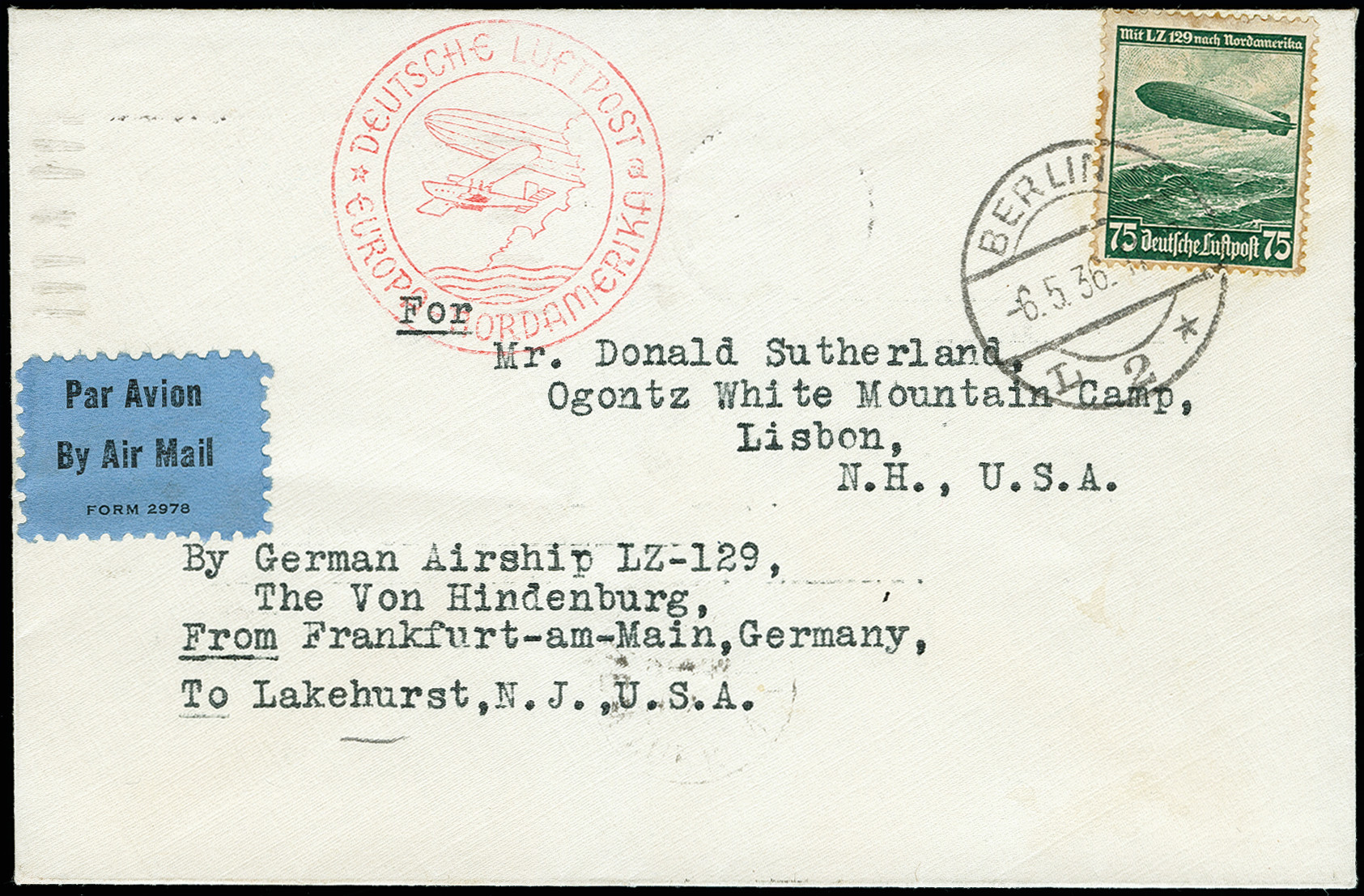 Lot 694 - airmail zeppelin - Heinrich Koehler Auktionen Auction #371- Day 1 Lot 694 - airmail zeppelin - Heinrich Koehler Auktionen Auction #371- Day 1