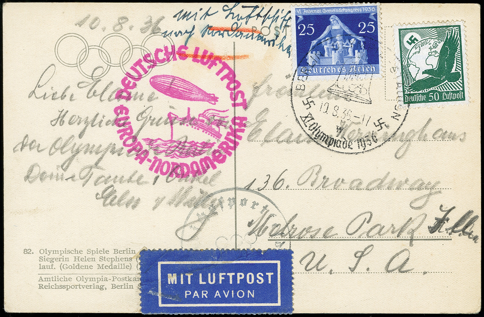 Lot 701 - airmail zeppelin - Heinrich Koehler Auktionen Auction #371- Day 1 Lot 701 - airmail zeppelin - Heinrich Koehler Auktionen Auction #371- Day 1