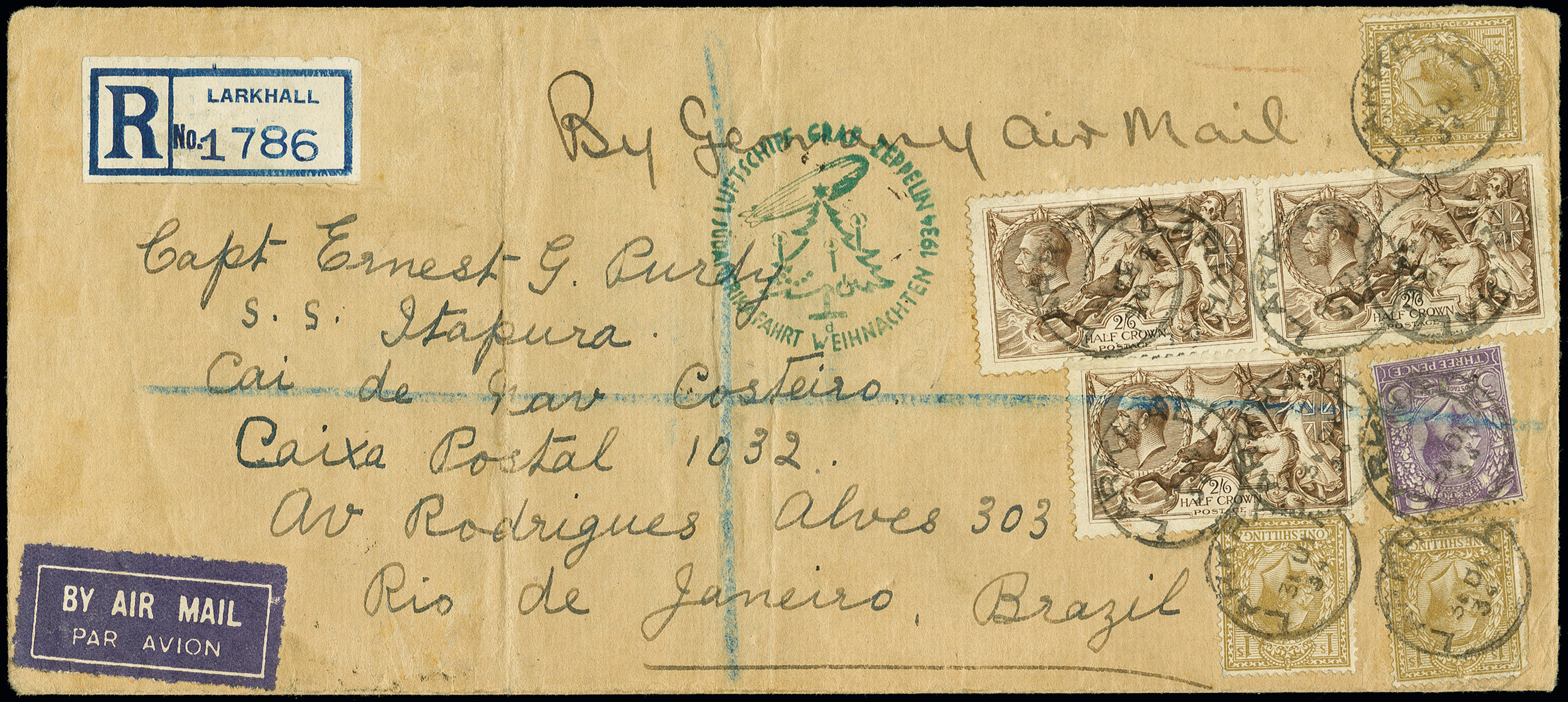 Lot 712 - airmail treaty post - Heinrich Koehler Auktionen Auction #371- Day 1 Lot 712 - airmail treaty post - Heinrich Koehler Auktionen Auction #371- Day 1