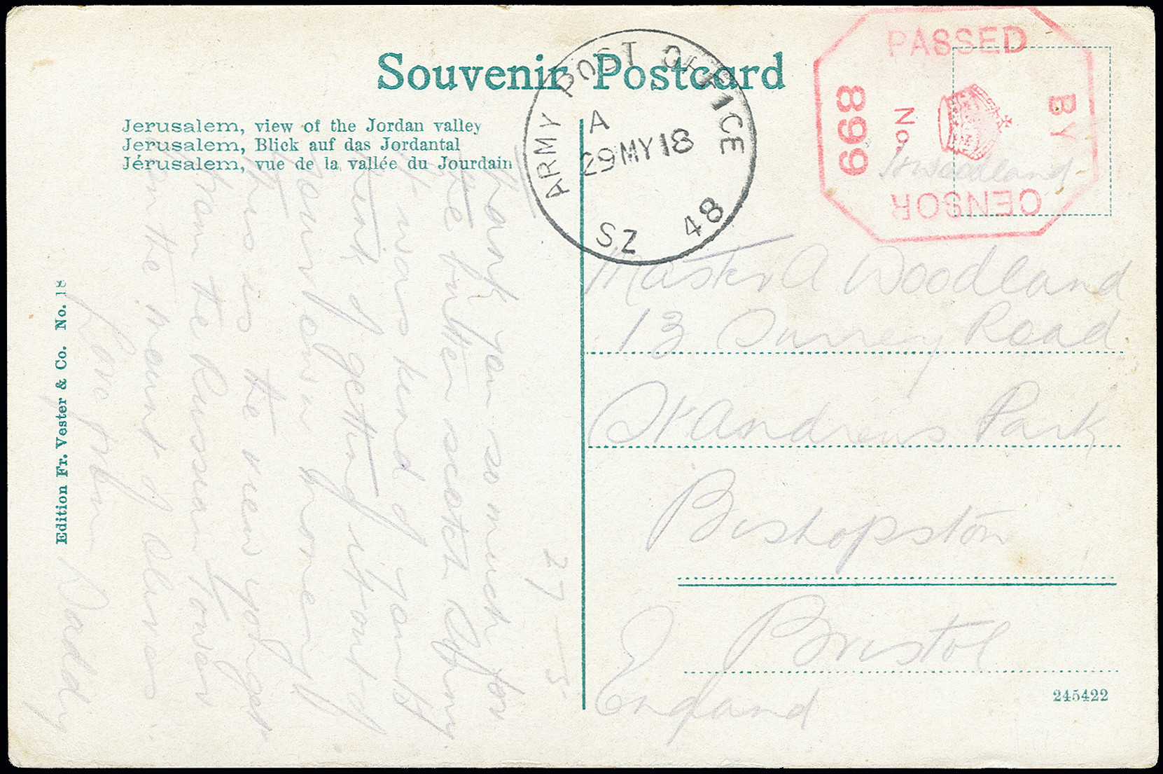 Lot 549 - Overseas palestine - Heinrich Koehler Auktionen Auction #371- Day 1 Lot 549 - Overseas palestine - Heinrich Koehler Auktionen Auction #371- Day 1