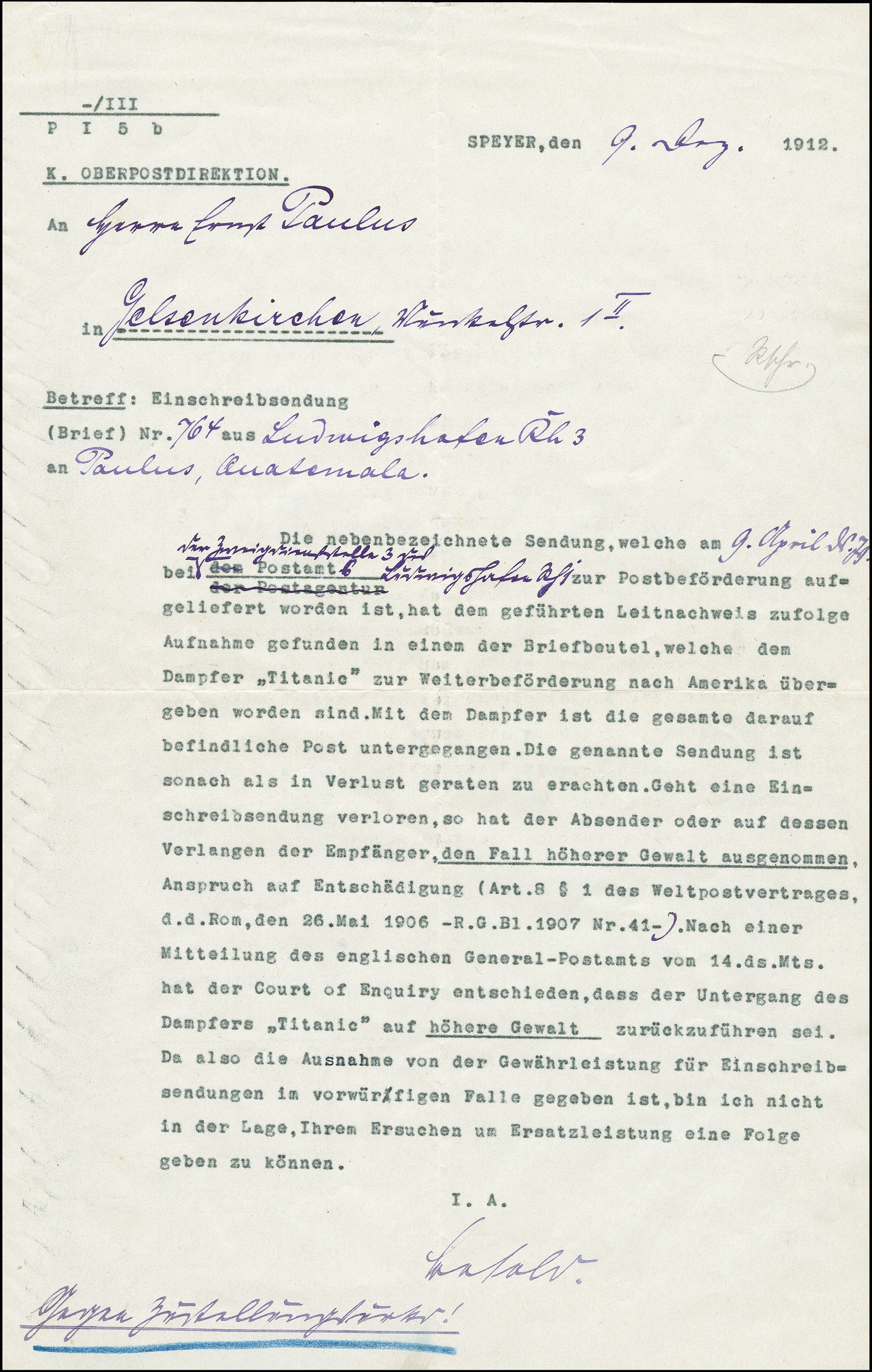 Lot 664 - Main catalogue foreign ship mail -  Heinrich Koehler Auktionen Auction #371- Day 1