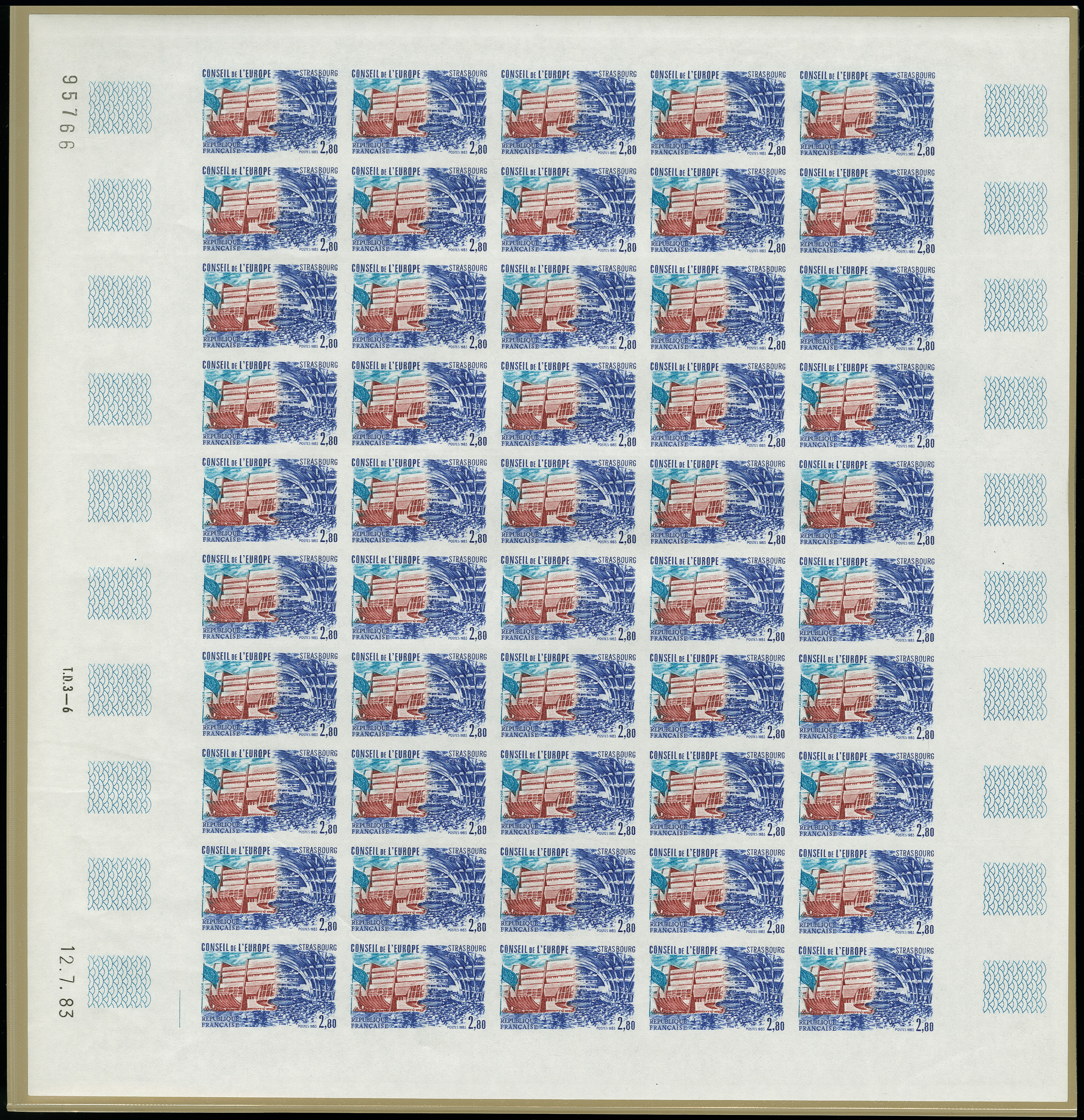 Lot 111 - France France - officials for the European Council - Heinrich Koehler Auktionen Auction #371- Day 1 Lot 111 - France France - officials for the European Council - Heinrich Koehler Auktionen Auction #371- Day 1