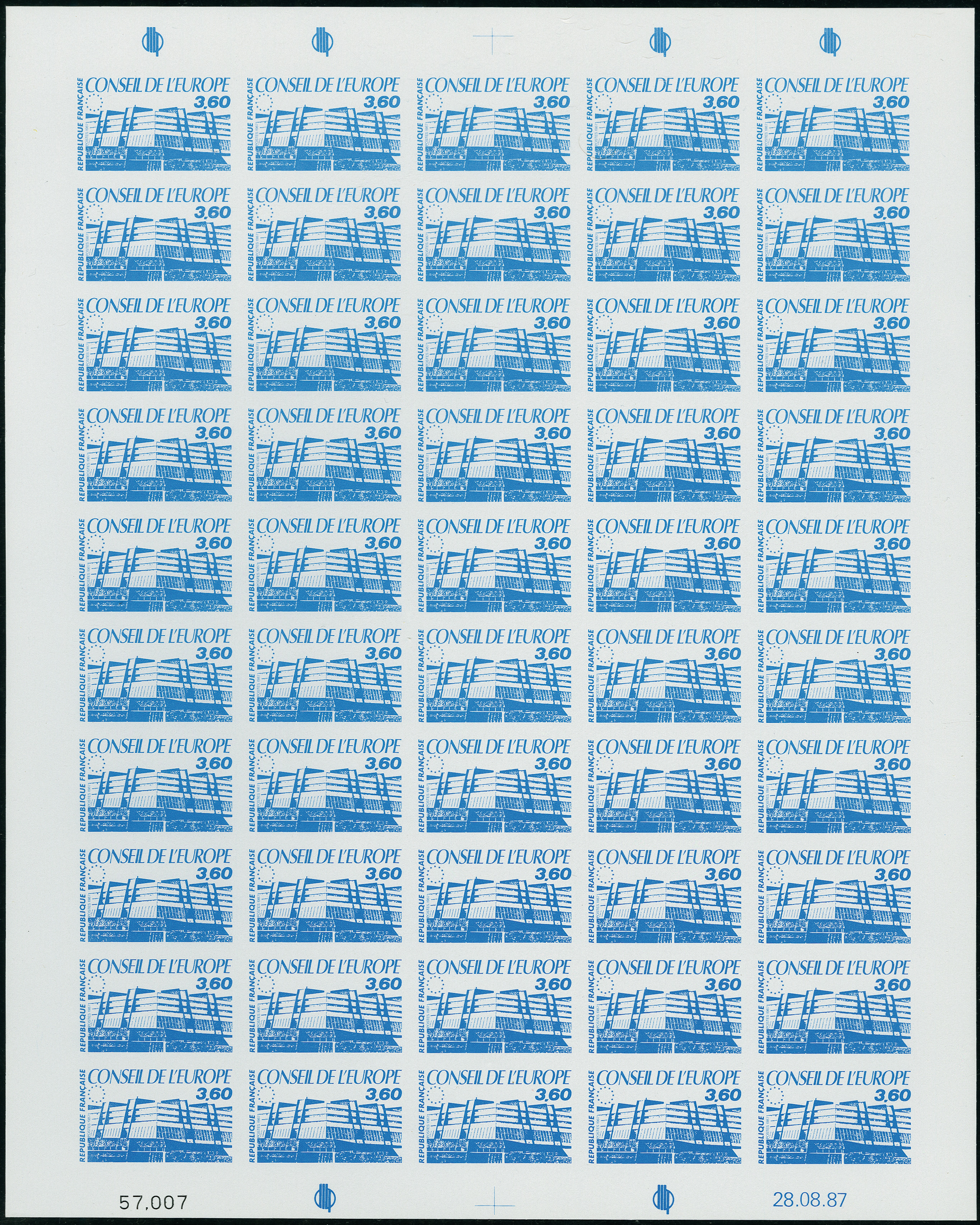 Lot 113 - France France - officials for the European Council - Heinrich Koehler Auktionen Auction #371- Day 1 Lot 113 - France France - officials for the European Council - Heinrich Koehler Auktionen Auction #371- Day 1
