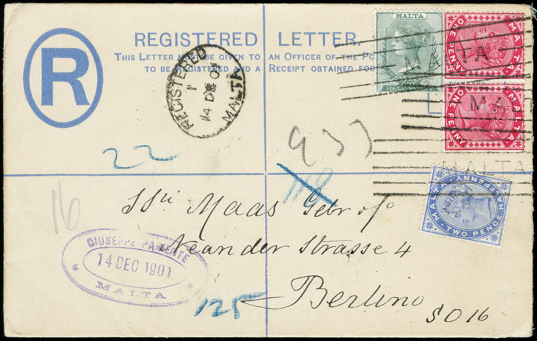 Lot 470 - British Commonwealth Malta - Heinrich Koehler Auktionen Auction #371- Day 1 Lot 470 - British Commonwealth Malta - Heinrich Koehler Auktionen Auction #371- Day 1