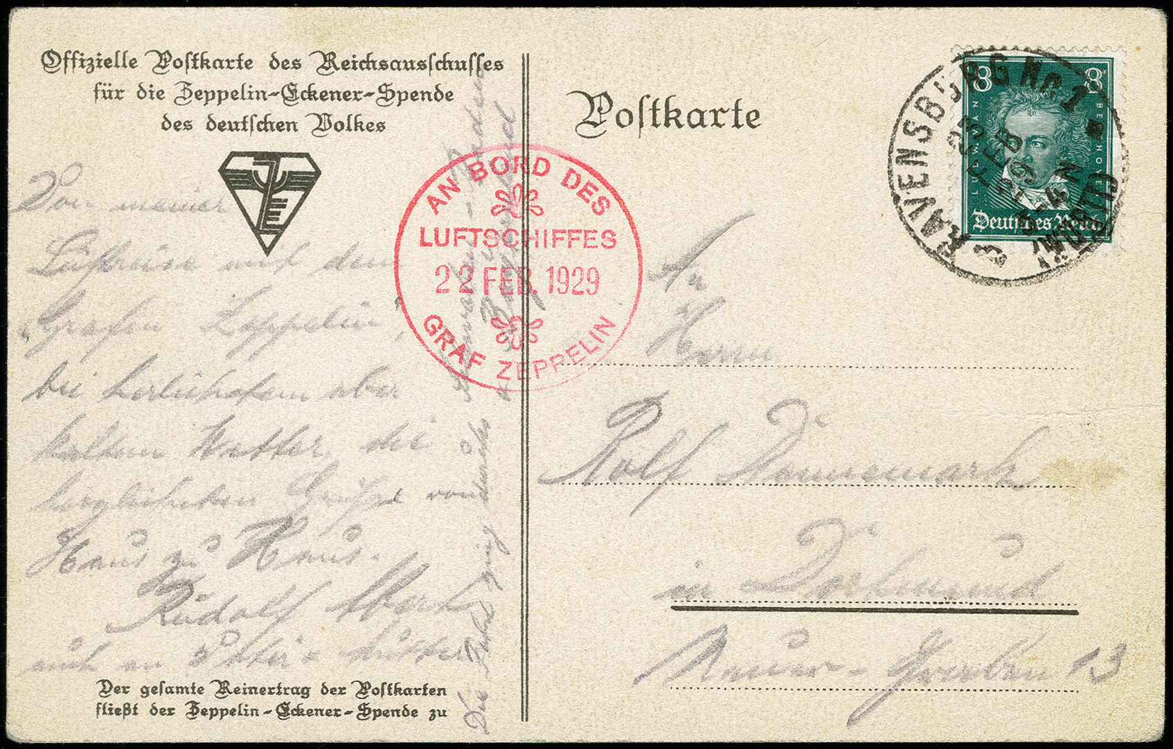 Lot 669 - airmail zeppelin -  Heinrich Koehler Auktionen Auction #371- Day 1