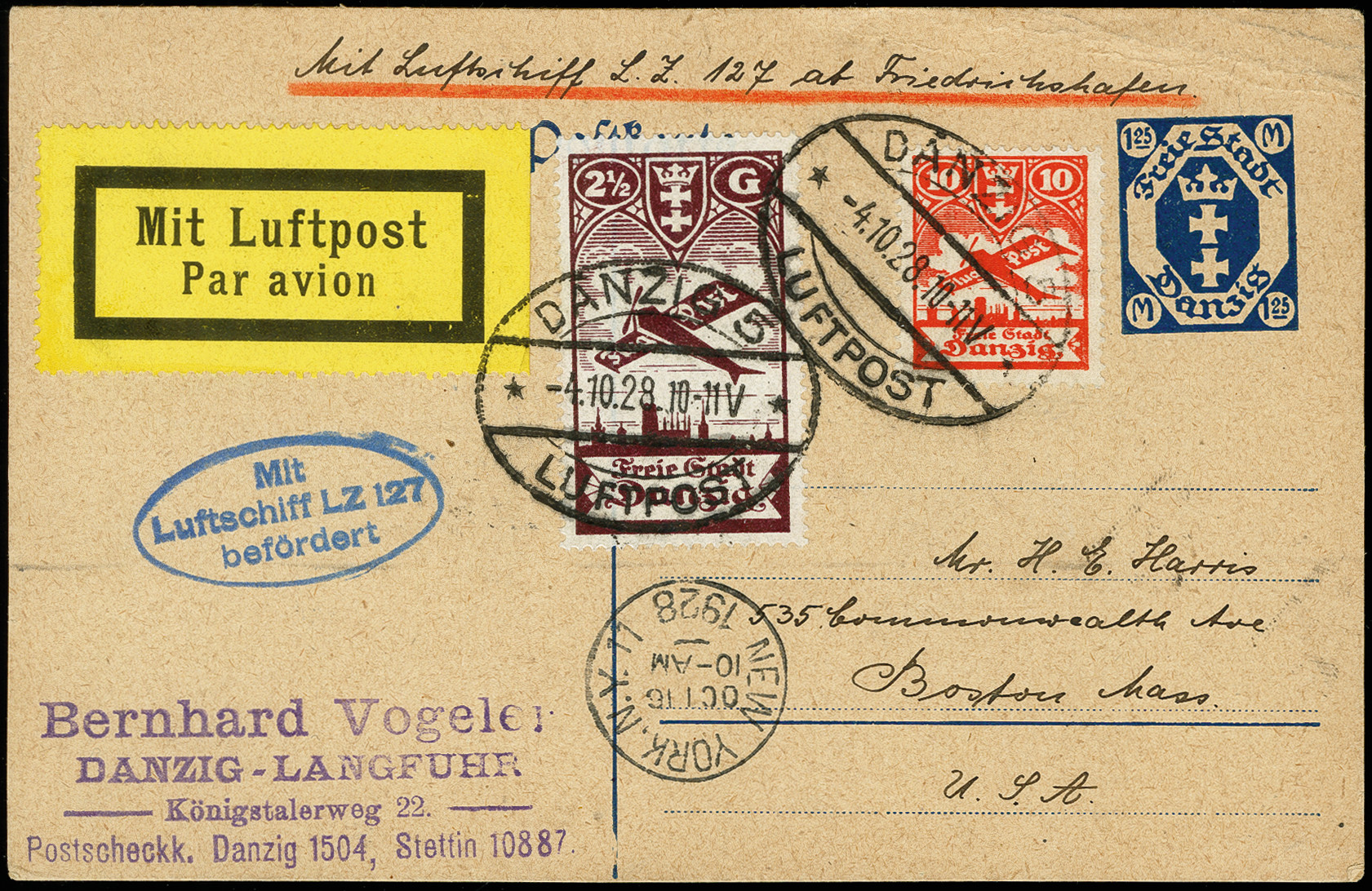 Lot 705 - airmail treaty post - Heinrich Koehler Auktionen Auction #371- Day 1 Lot 705 - airmail treaty post - Heinrich Koehler Auktionen Auction #371- Day 1