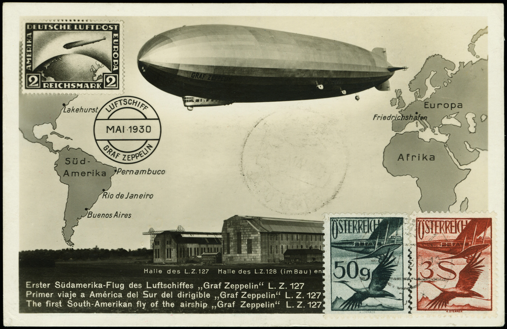 Lot 724 - airmail treaty post -  Heinrich Koehler Auktionen Auction #371- Day 1
