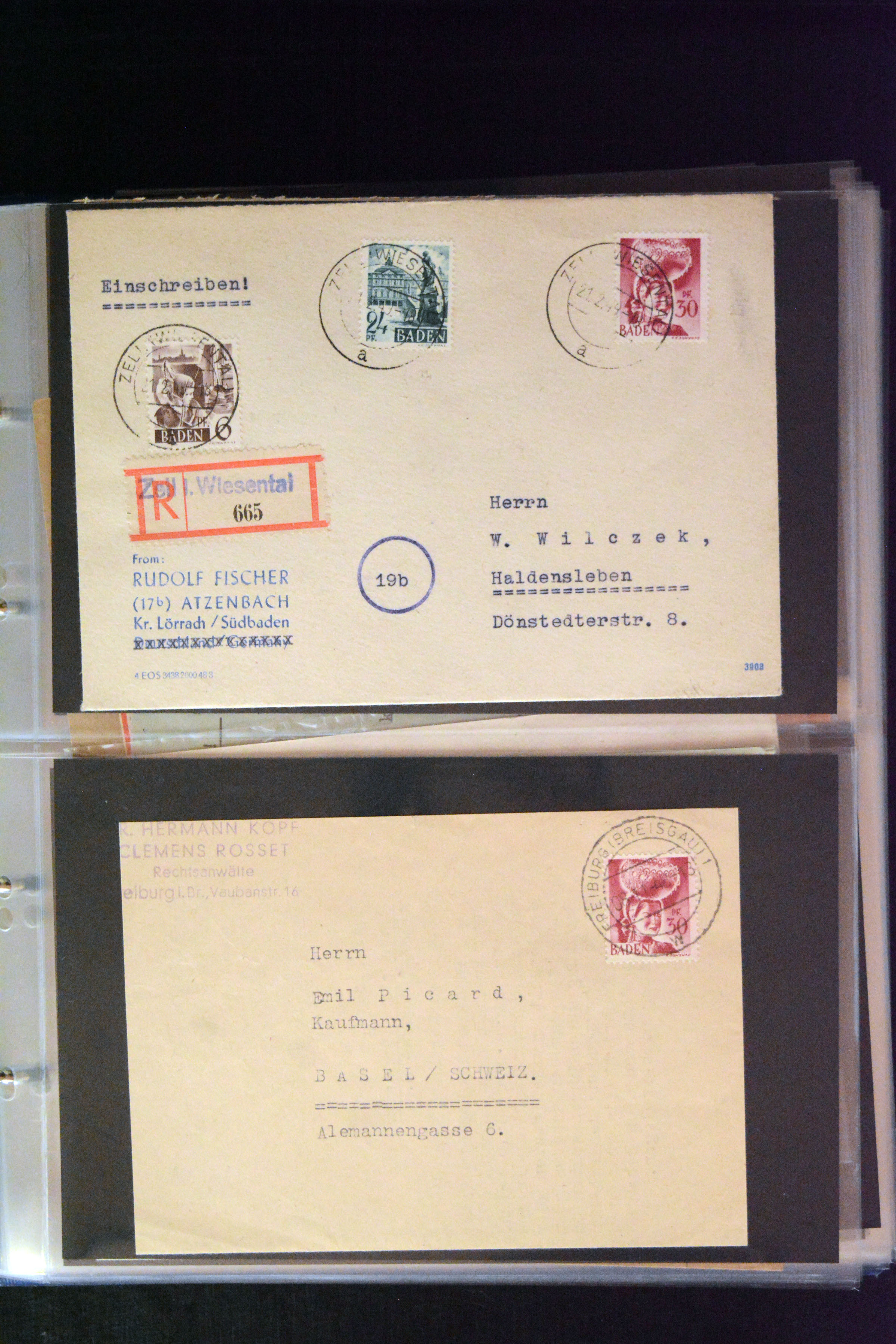 Lot 4127 - french occupation zone french occupation zone - baden -  Heinrich Koehler Auktionen Auction #371- Day 3