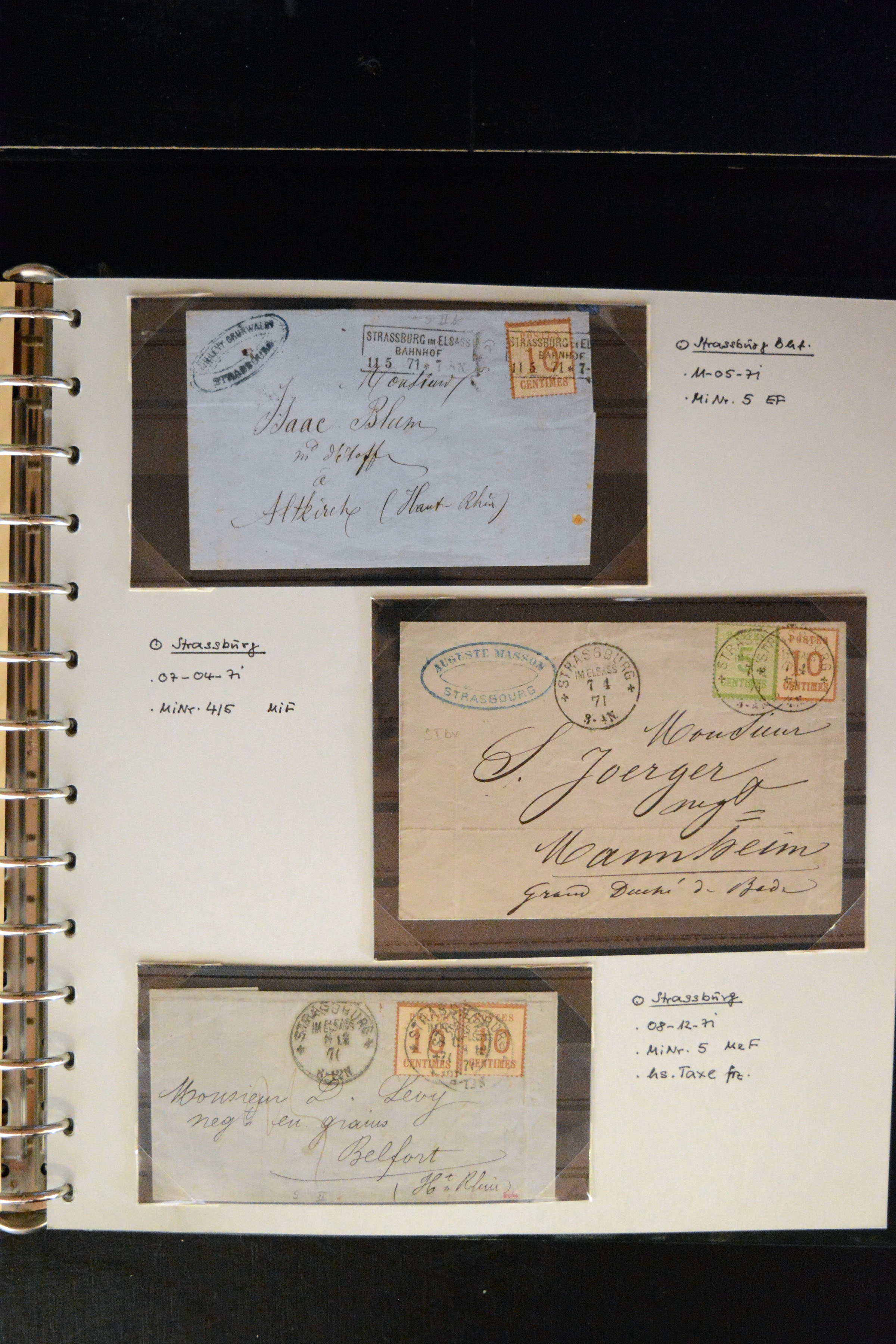 Lot 3638 - german states alsace-lorraine -  Heinrich Koehler Auktionen Auction #371- Day 3