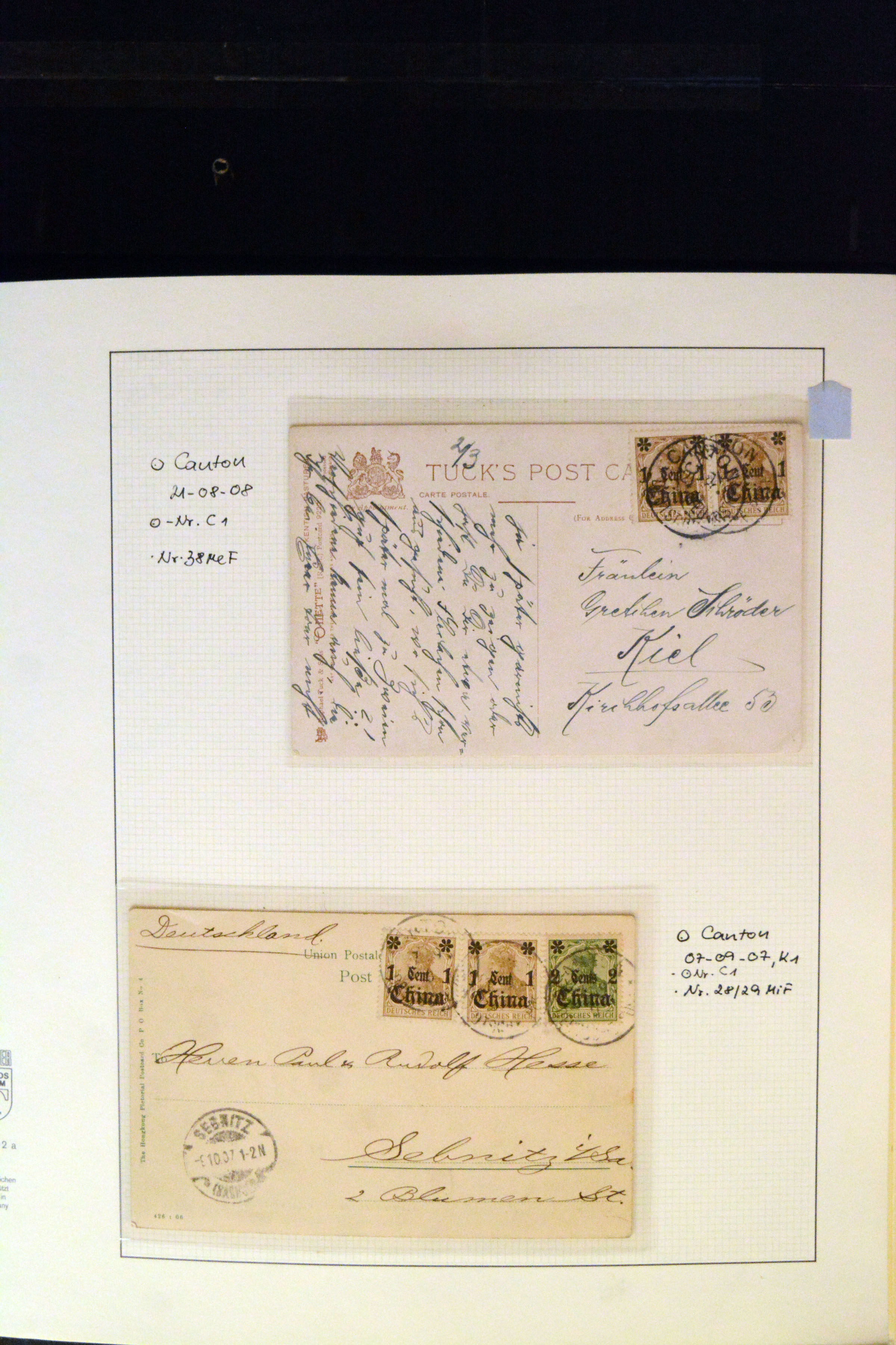 Lot 3788 - german colonies and offices abroad german post in china - Heinrich Koehler Auktionen Auction #371- Day 3 Lot 3788 - german colonies and offices abroad german post in china - Heinrich Koehler Auktionen Auction #371- Day 3