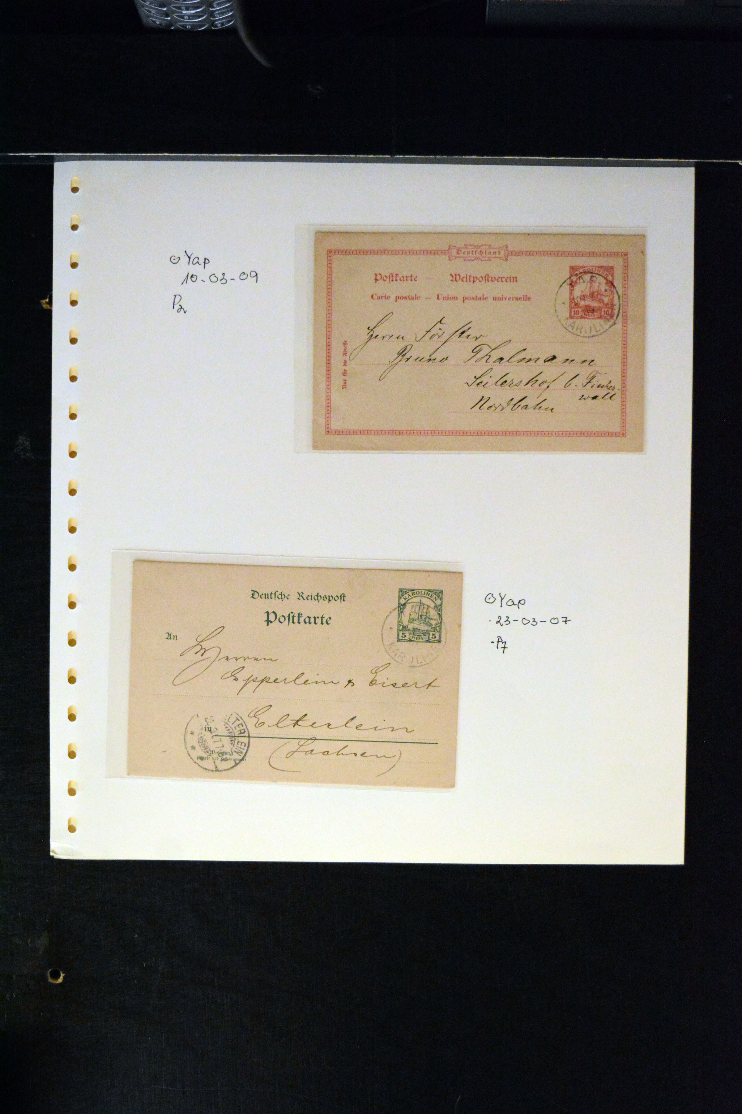 Lot 3812 - german colonies and offices abroad caroline islands -  Heinrich Koehler Auktionen Auction #371- Day 3
