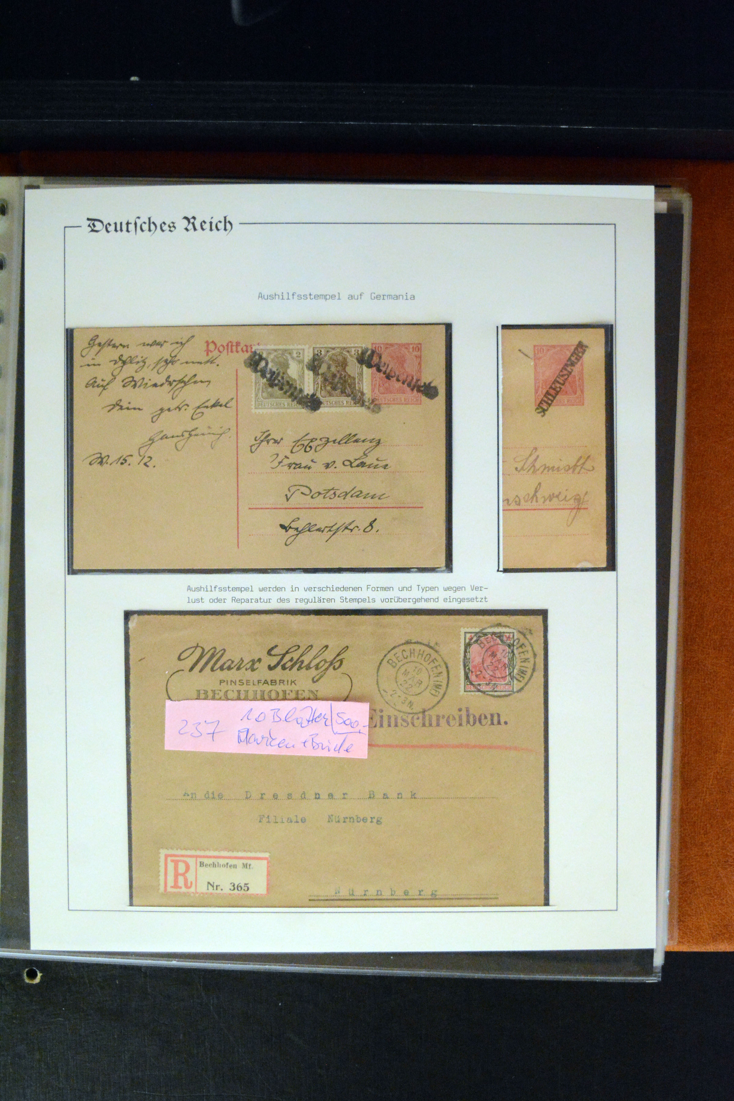 Lot 3721 - Main catalogue German Empire - Heinrich Koehler Auktionen Auction #371- Day 3 Lot 3721 - Main catalogue German Empire - Heinrich Koehler Auktionen Auction #371- Day 3