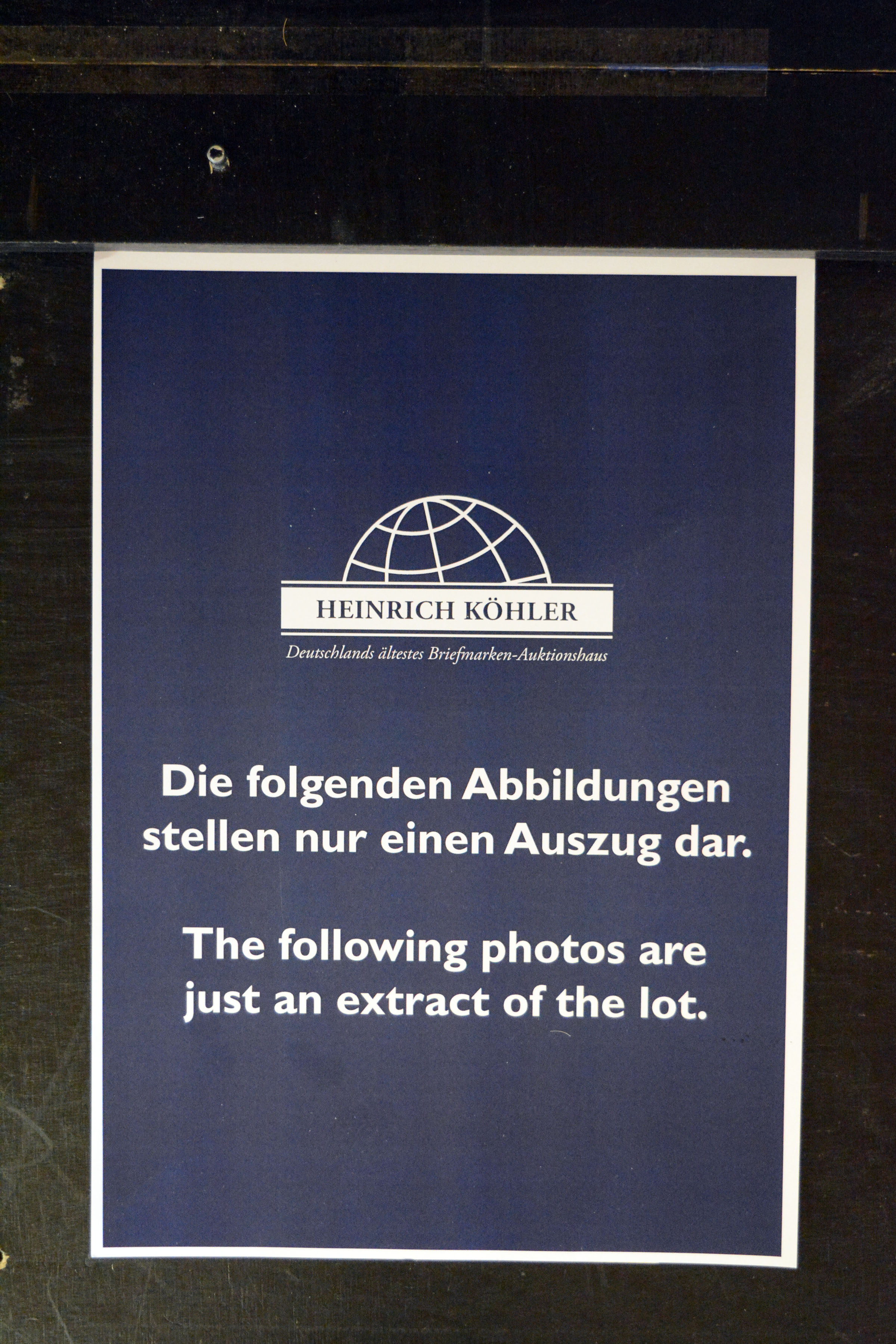Lot 3378 - Main catalogue all world - Heinrich Koehler Auktionen Auction #371- Day 3 Lot 3378 - Main catalogue all world - Heinrich Koehler Auktionen Auction #371- Day 3