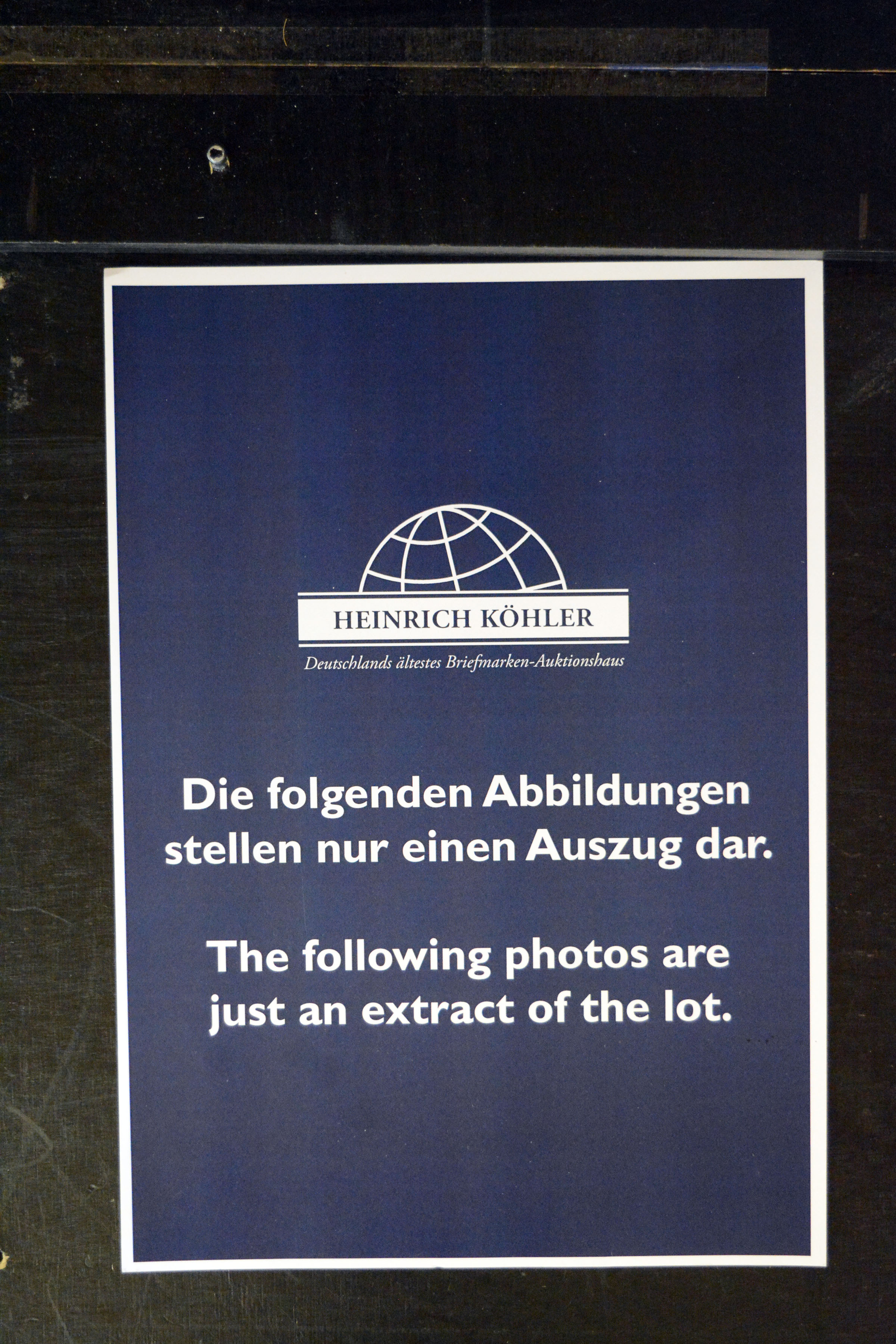 Lot 3390 - Main catalogue all world - Heinrich Koehler Auktionen Auction #371- Day 3 Lot 3390 - Main catalogue all world - Heinrich Koehler Auktionen Auction #371- Day 3