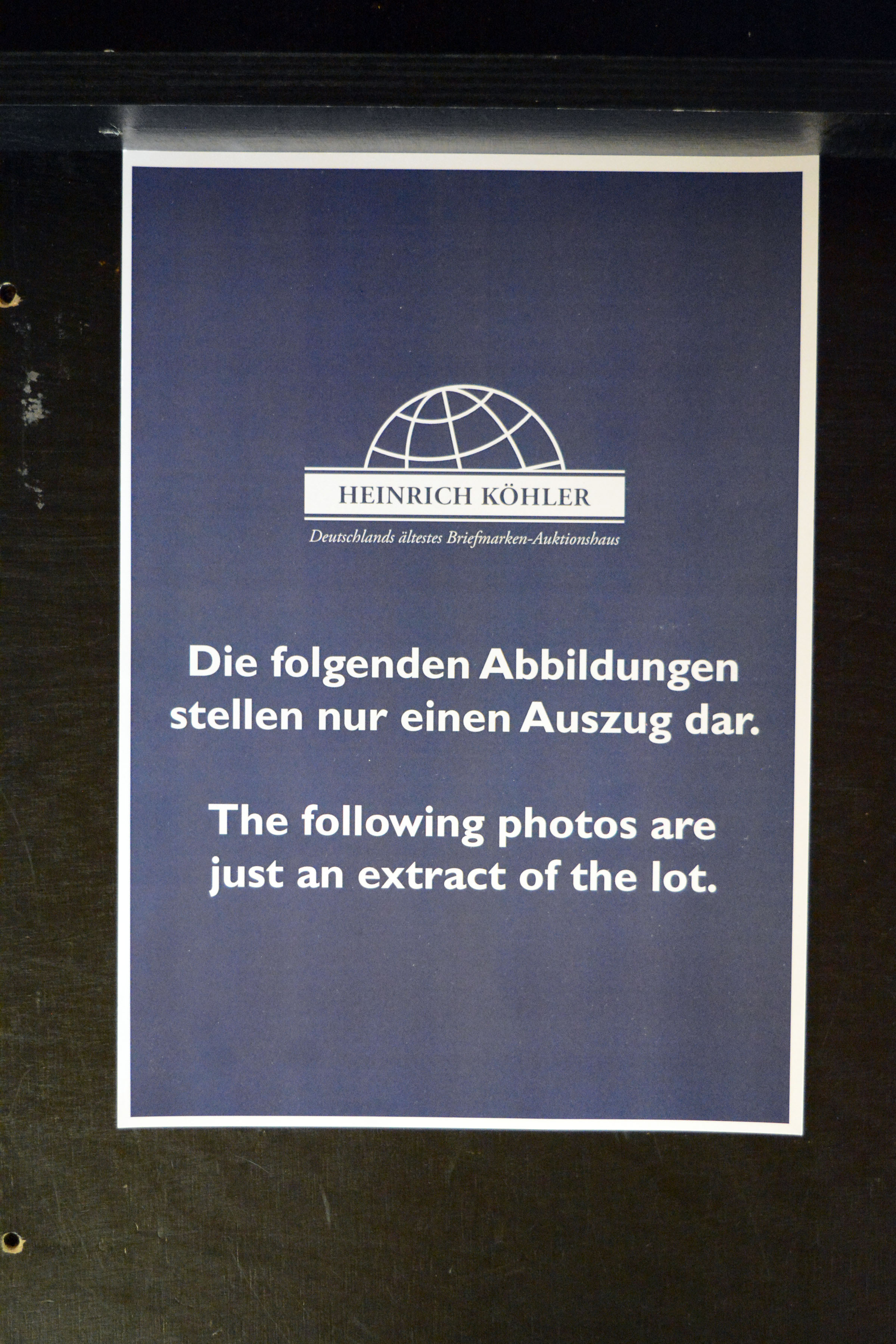 Lot 3393 - Main catalogue all world - Heinrich Koehler Auktionen Auction #371- Day 3 Lot 3393 - Main catalogue all world - Heinrich Koehler Auktionen Auction #371- Day 3
