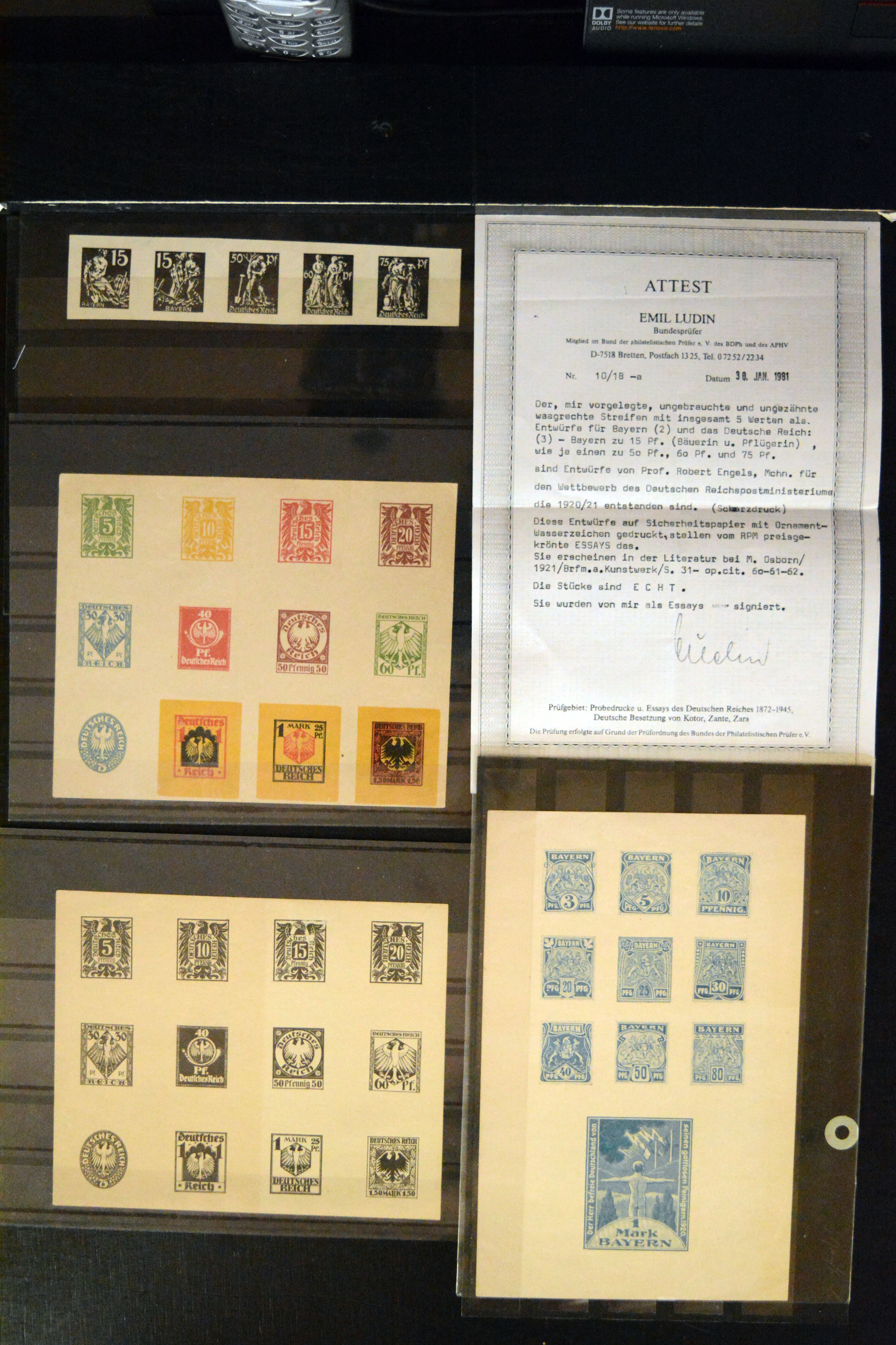 Lot 3686 - Main catalogue German Empire - Heinrich Koehler Auktionen Auction #371- Day 3 Lot 3686 - Main catalogue German Empire - Heinrich Koehler Auktionen Auction #371- Day 3