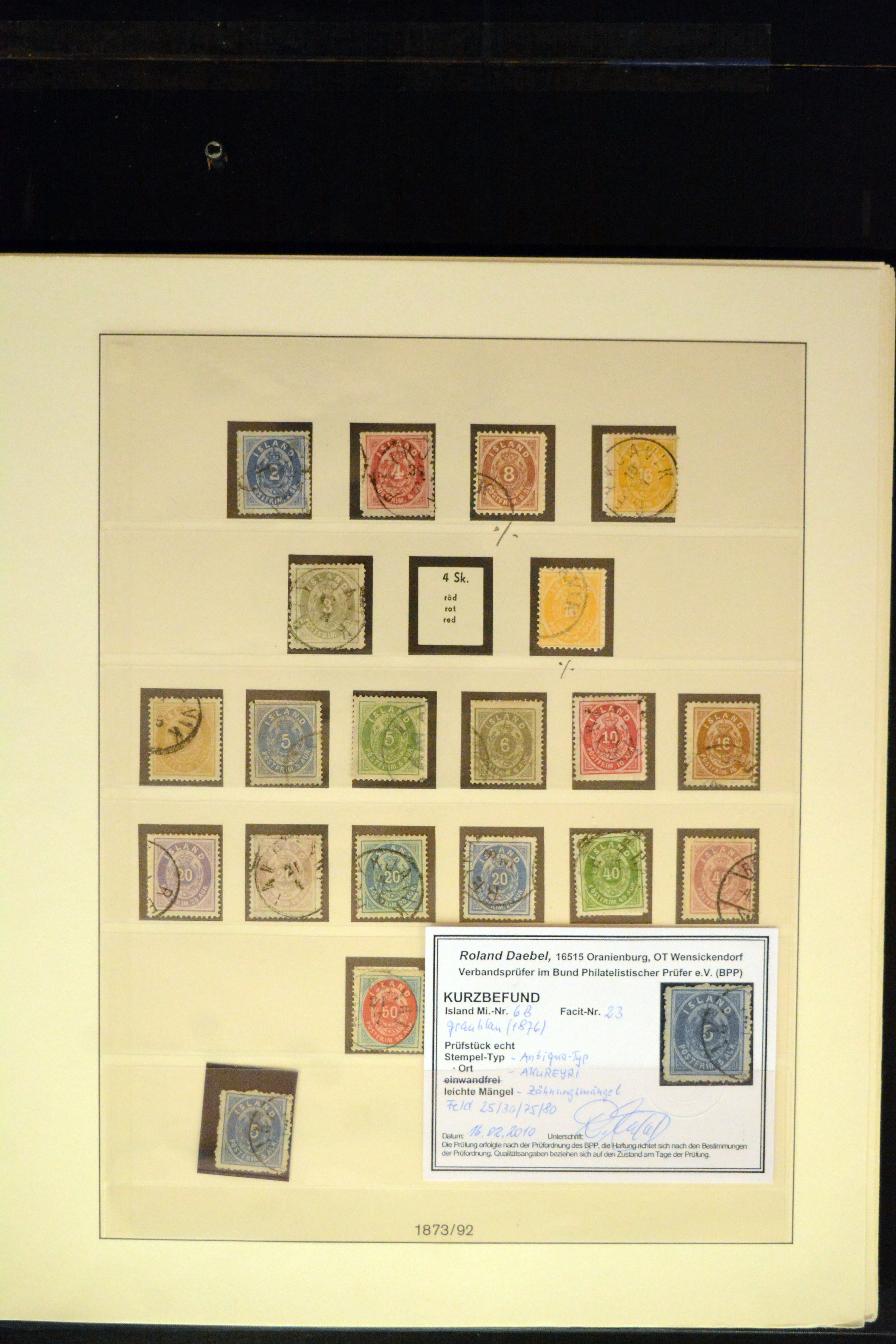 Lot 3110 - europe Iceland -  Heinrich Koehler Auktionen Auction #371- Day 3