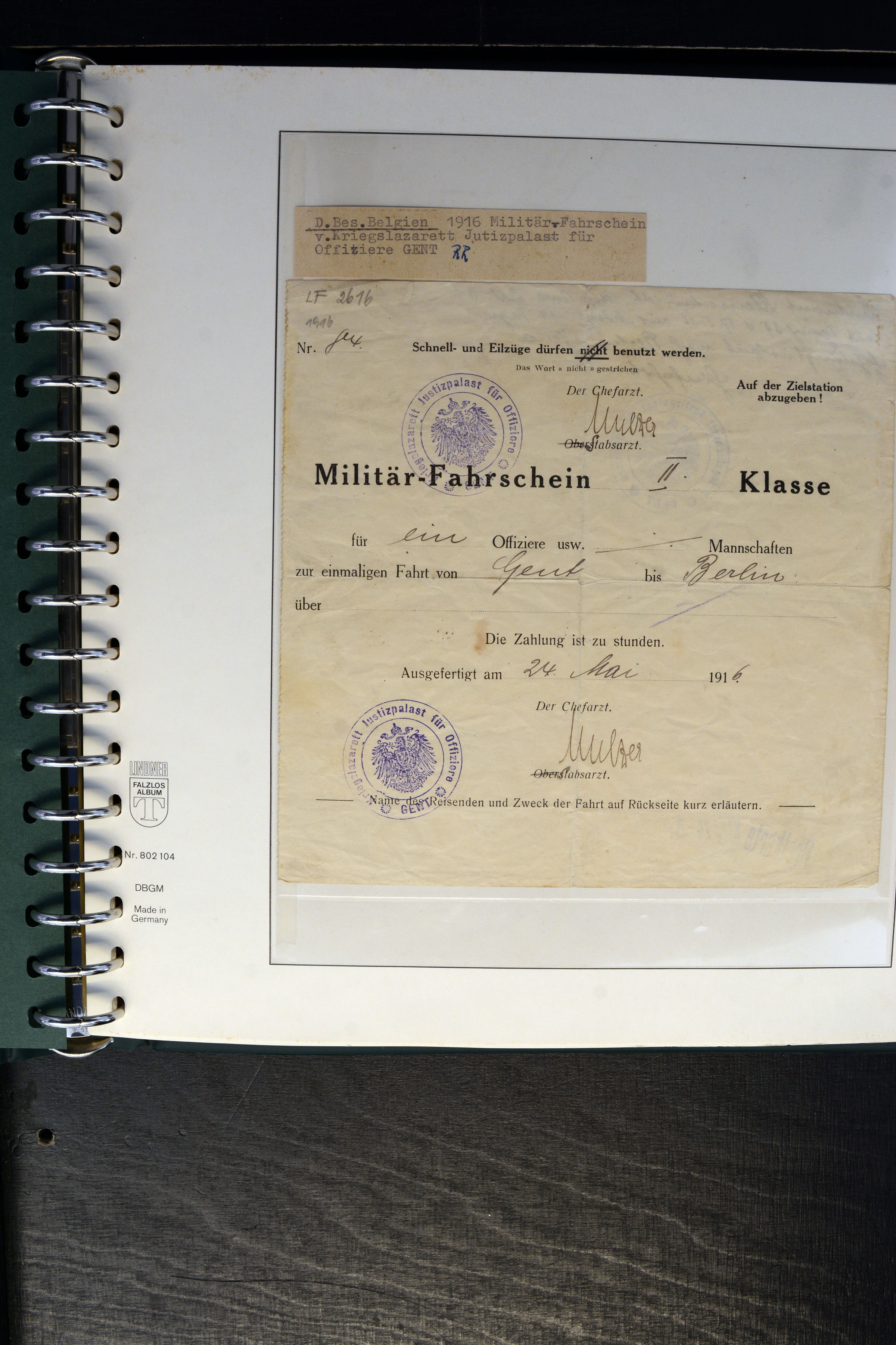 Lot 3836 - Occupation World War I. occupation of belgium -  Heinrich Koehler Auktionen Auction #371- Day 3