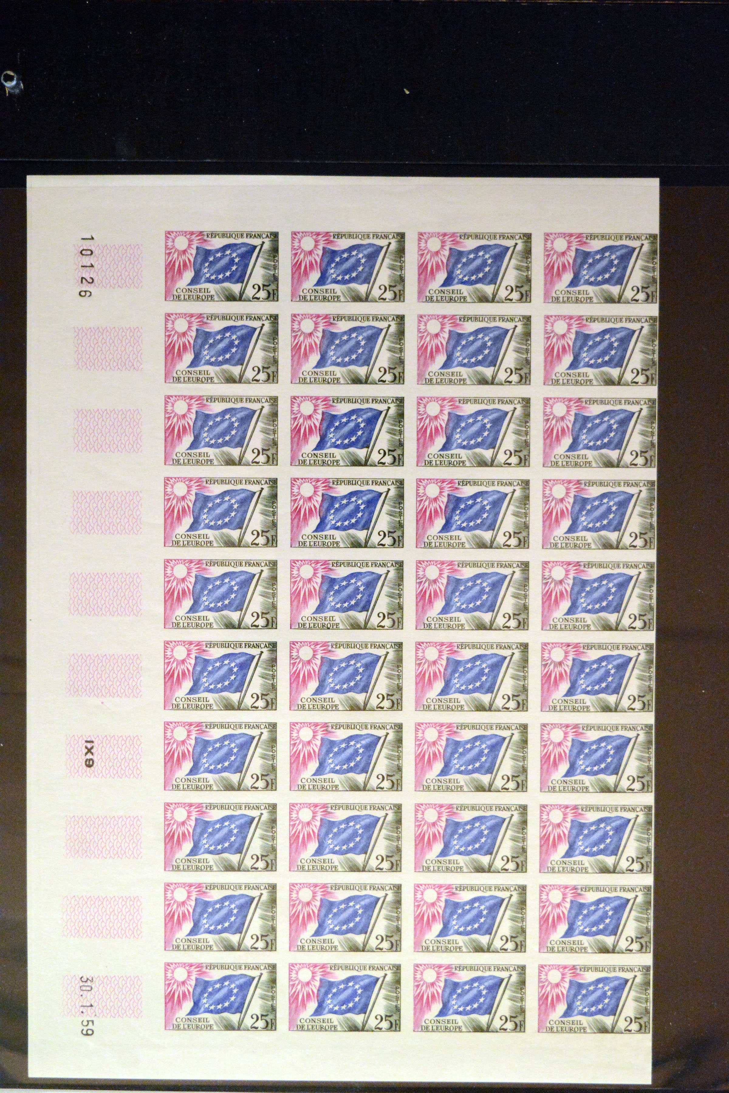 Lot 3053 - France France - officials for the European Council - Heinrich Koehler Auktionen Auction #371- Day 3 Lot 3053 - France France - officials for the European Council - Heinrich Koehler Auktionen Auction #371- Day 3