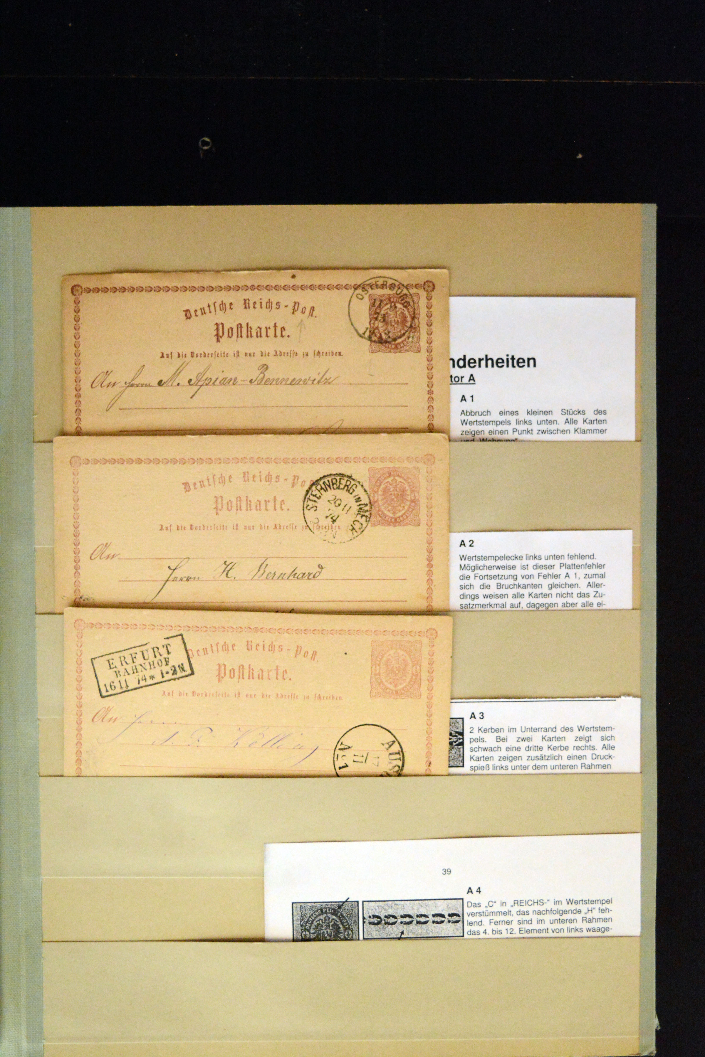 Lot 3758 - German Empire german empire - postal stationary - Heinrich Koehler Auktionen Auction #371- Day 3 Lot 3758 - German Empire german empire - postal stationary - Heinrich Koehler Auktionen Auction #371- Day 3