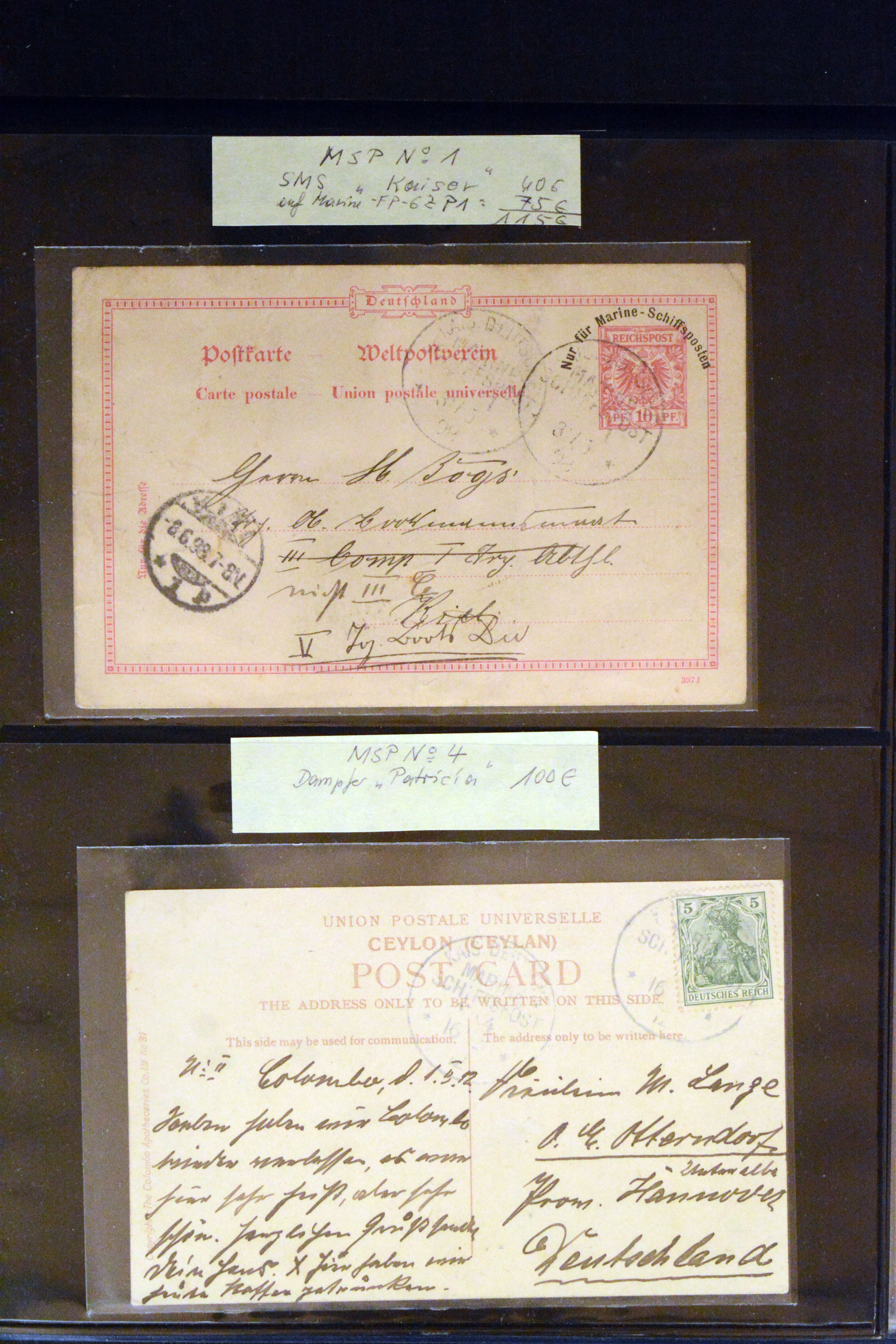 Lot 3789 - german colonies and offices abroad german post in china - Heinrich Koehler Auktionen Auction #371- Day 3 Lot 3789 - german colonies and offices abroad german post in china - Heinrich Koehler Auktionen Auction #371- Day 3