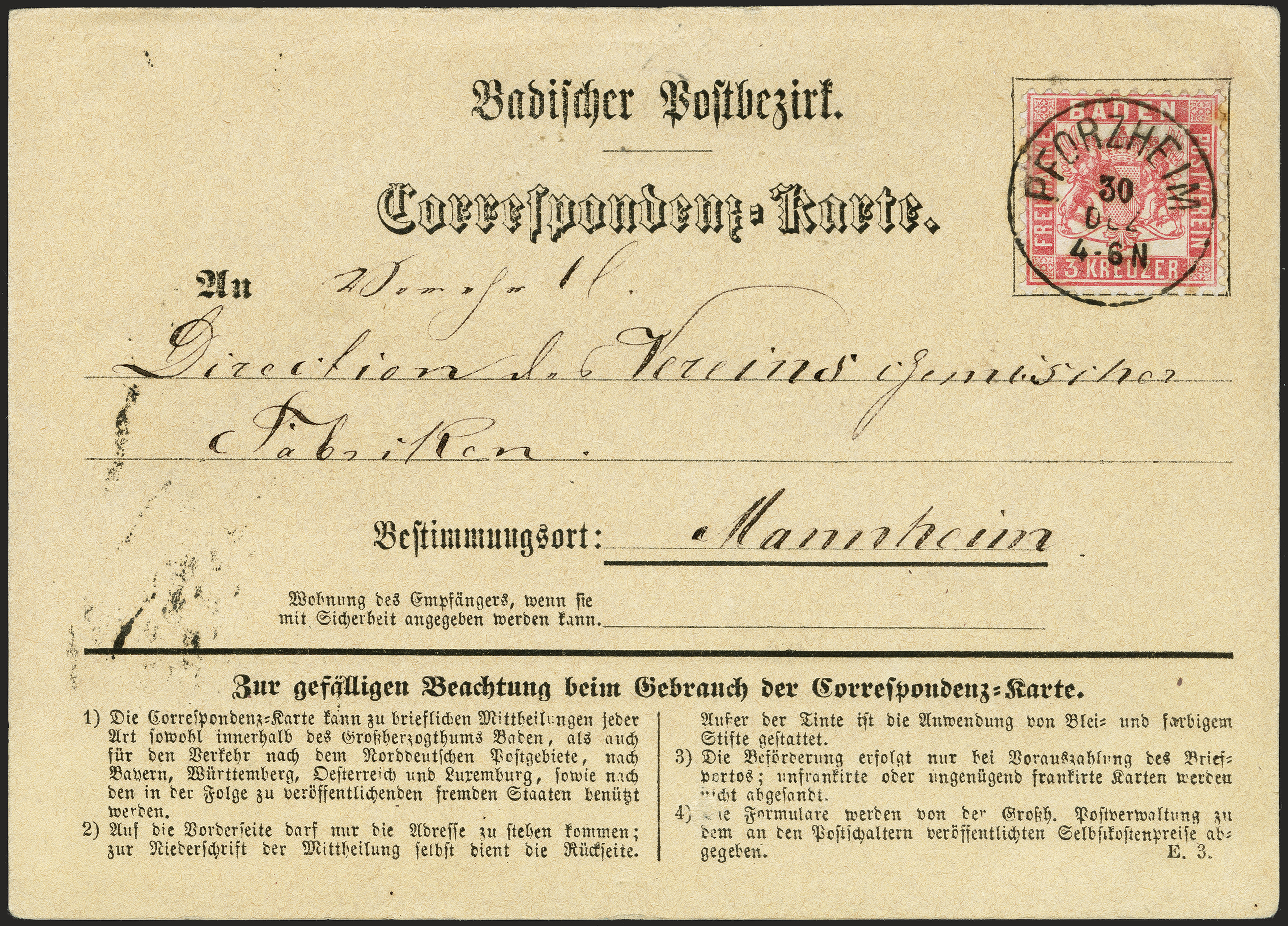 Lot 9 - Altdeutsche Staaten Baden -  Heinrich Koehler Auktionen 372nd Auction - The ERIVAN Collection