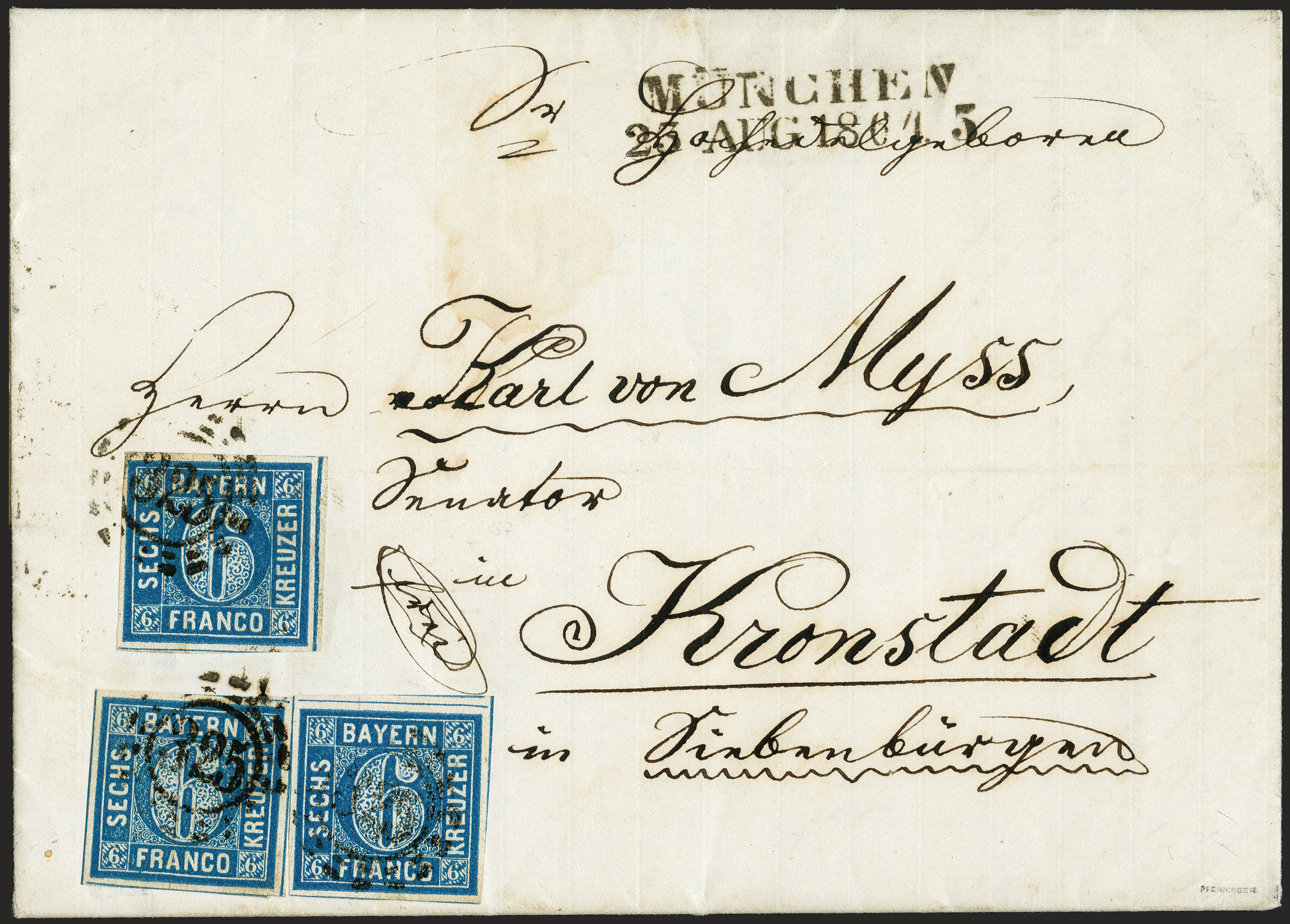 Lot 33 - Altdeutsche Staaten bavaria - Heinrich Koehler Auktionen 372nd Auction - The ERIVAN Collection Lot 33 - Altdeutsche Staaten bavaria - Heinrich Koehler Auktionen 372nd Auction - The ERIVAN Collection