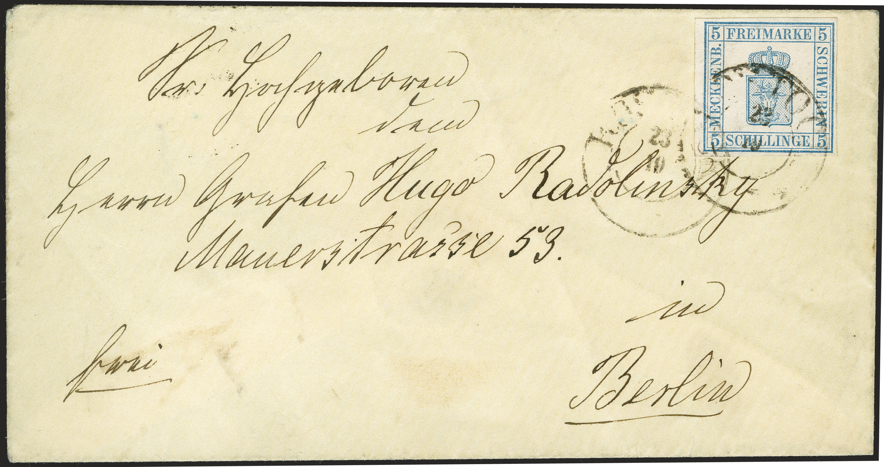 Lot 125 - Altdeutsche Staaten mecklenburg-schwerin -  Heinrich Koehler Auktionen 372nd Auction - The ERIVAN Collection