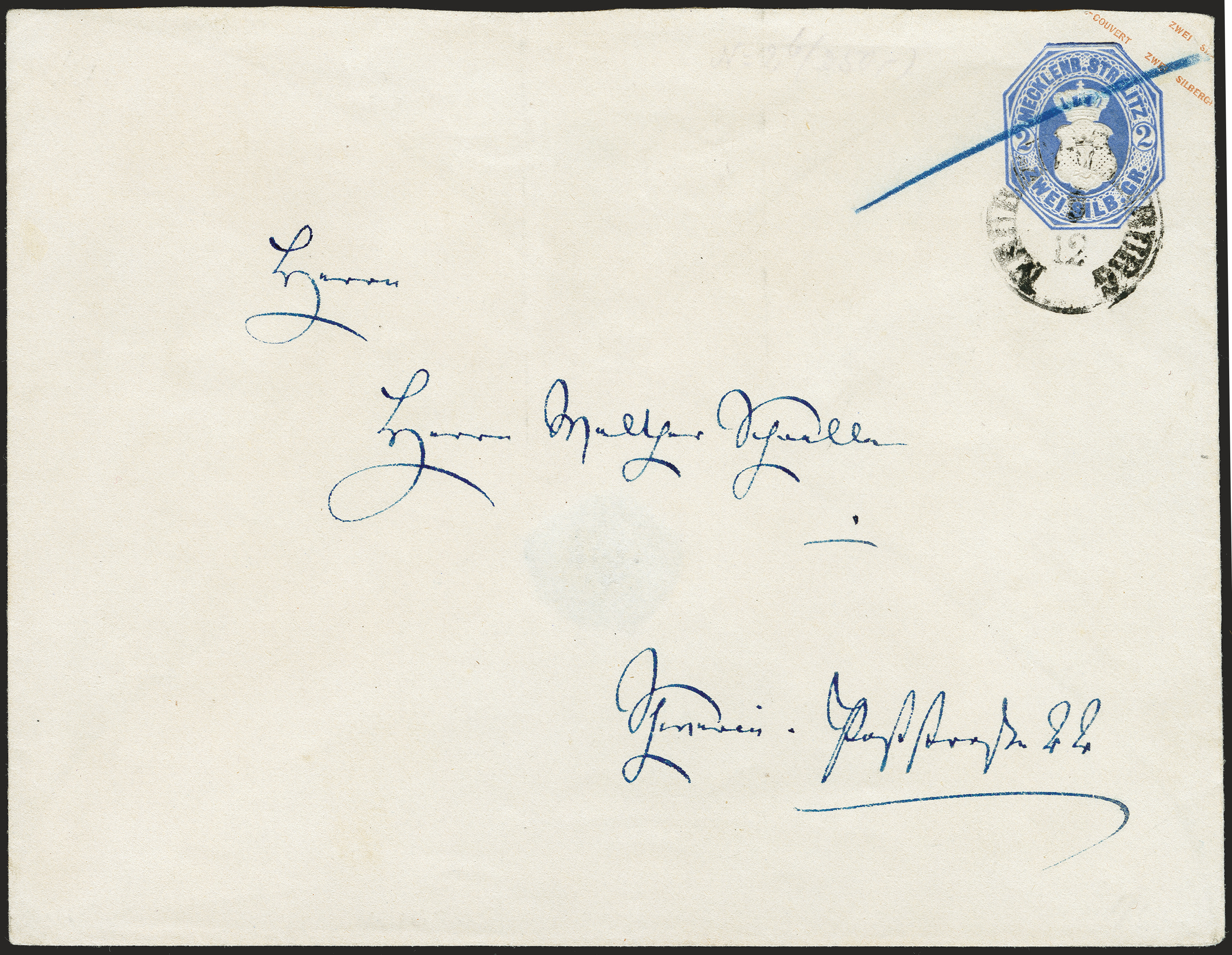 Lot 134 - mecklenburg-strelitz Mecklenburg-Strelitz - postal stationary -  Heinrich Koehler Auktionen 372nd Auction - The ERIVAN Collection