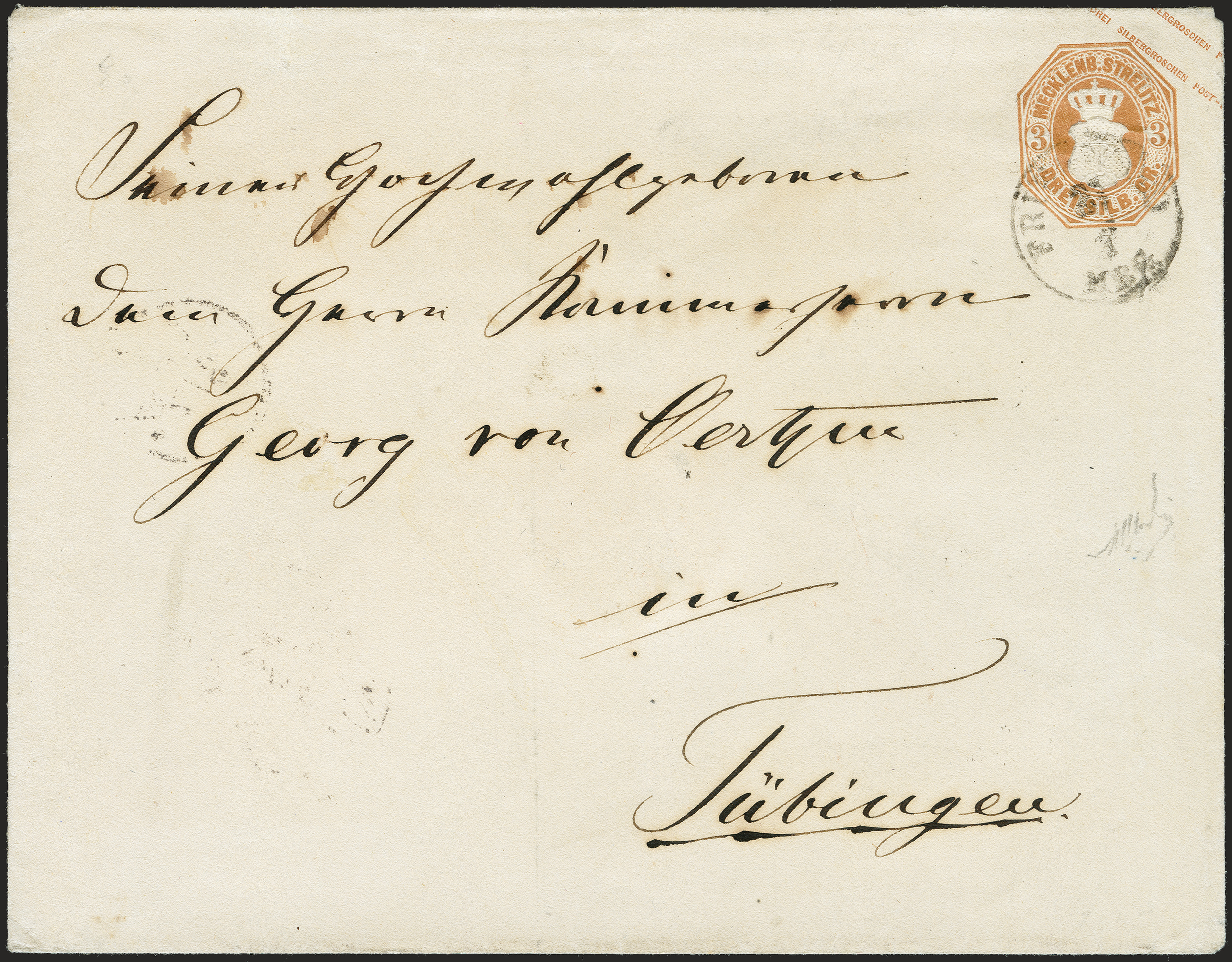 Lot 135 - mecklenburg-strelitz Mecklenburg-Strelitz - postal stationary -  Heinrich Koehler Auktionen 372nd Auction - The ERIVAN Collection