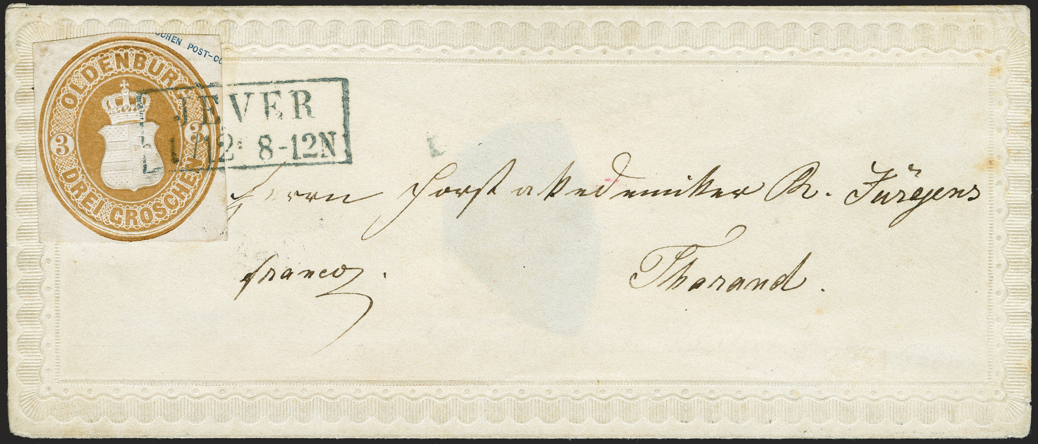 Lot 148 - oldenburg Oldenburg - postal stationary -  Heinrich Koehler Auktionen 372nd Auction - The ERIVAN Collection