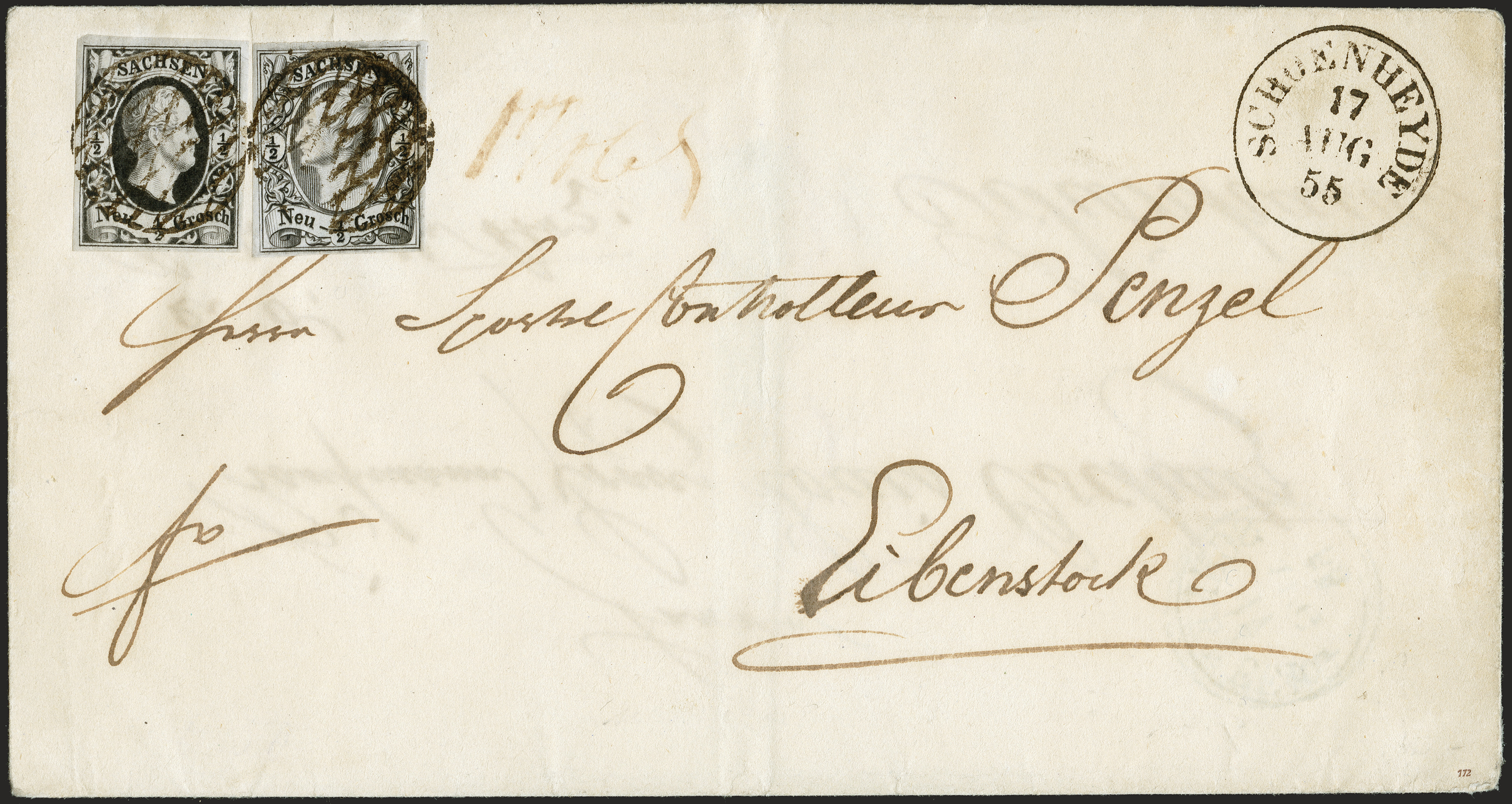 Lot 258 - Altdeutsche Staaten saxony - Heinrich Koehler Auktionen 372nd Auction - The ERIVAN Collection Lot 258 - Altdeutsche Staaten saxony - Heinrich Koehler Auktionen 372nd Auction - The ERIVAN Collection