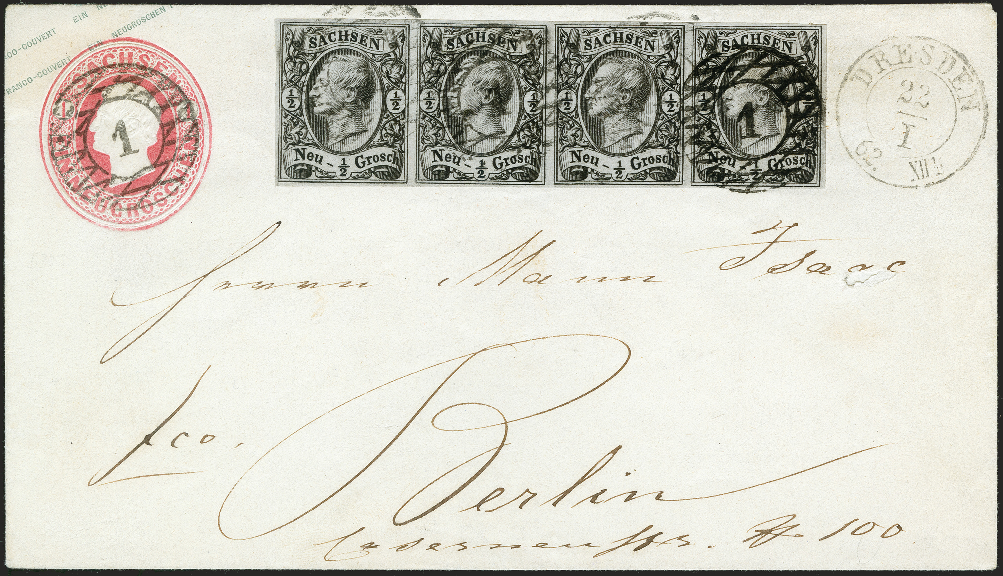 Lot 261 - Altdeutsche Staaten saxony - Heinrich Koehler Auktionen 372nd Auction - The ERIVAN Collection Lot 261 - Altdeutsche Staaten saxony - Heinrich Koehler Auktionen 372nd Auction - The ERIVAN Collection