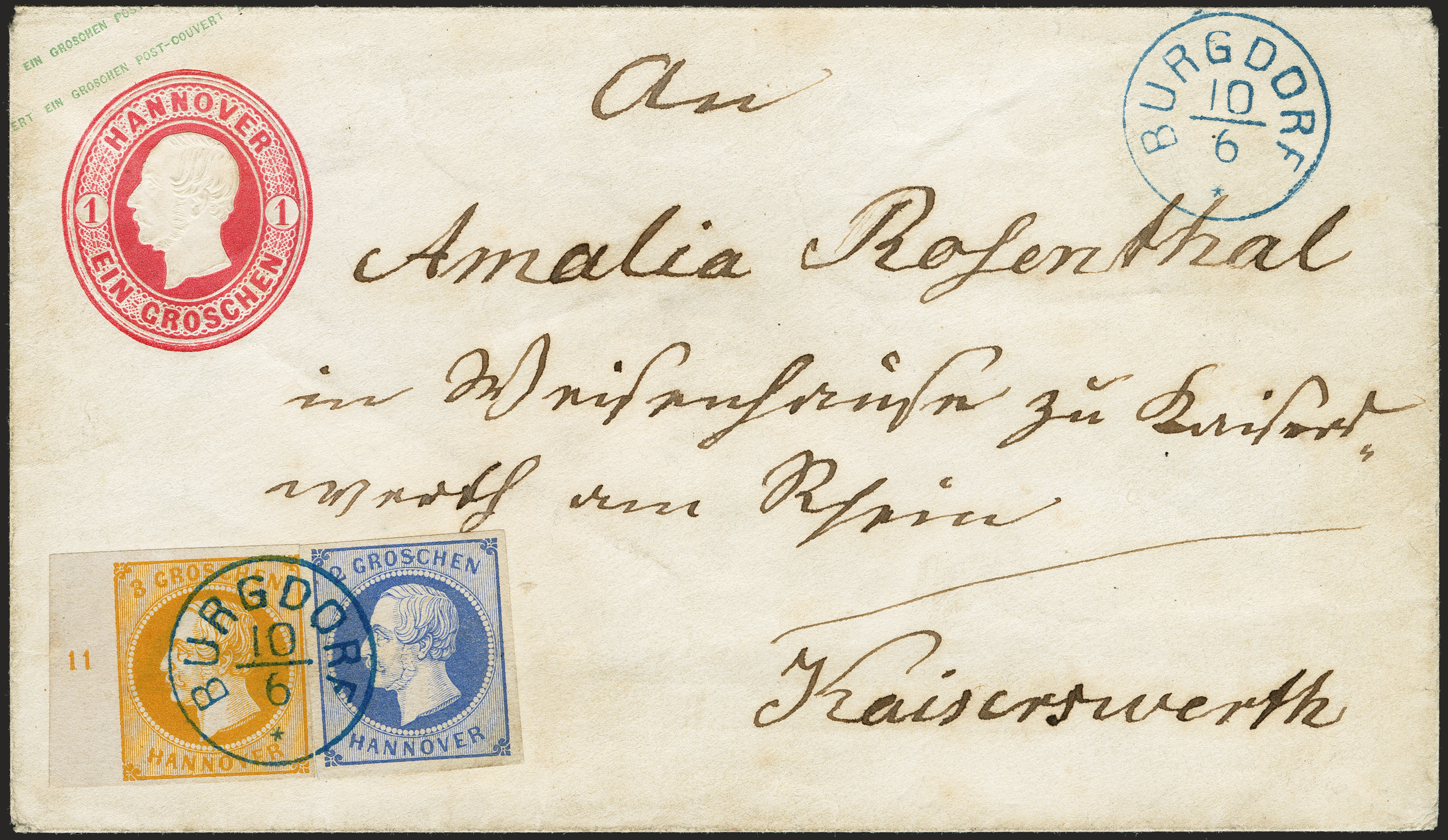 Lot 111 - hannover Hannover - postal stationary -  Heinrich Koehler Auktionen 372nd Auction - The ERIVAN Collection