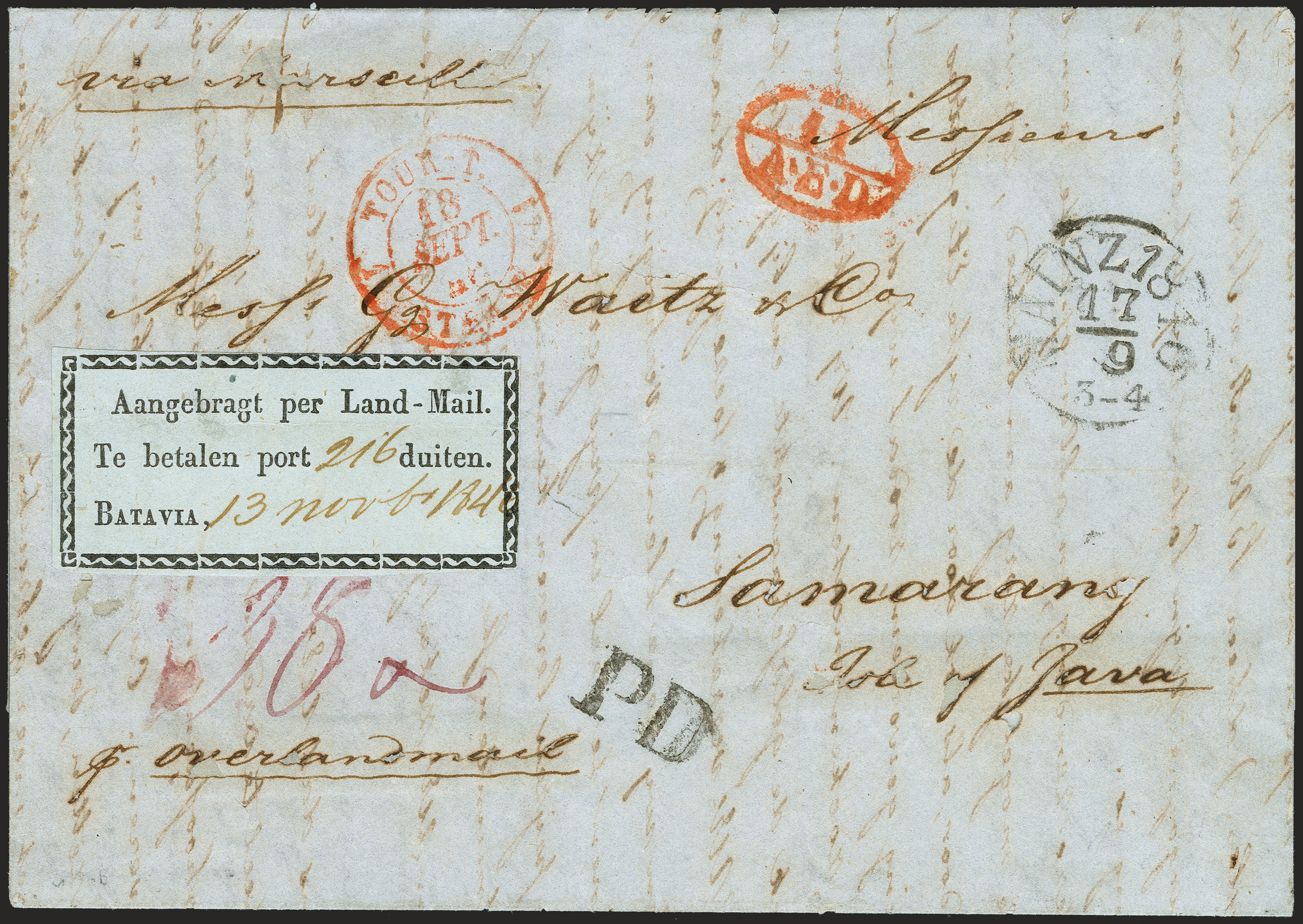 Lot 271 - Altdeutsche Staaten thurn and taxis - Heinrich Koehler Auktionen 372nd Auction - The ERIVAN Collection Lot 271 - Altdeutsche Staaten thurn and taxis - Heinrich Koehler Auktionen 372nd Auction - The ERIVAN Collection