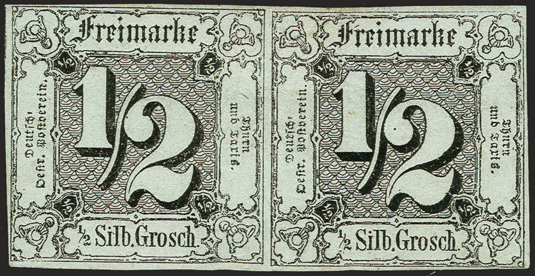 Lot 272 - Altdeutsche Staaten thurn and taxis - Heinrich Koehler Auktionen 372nd Auction - The ERIVAN Collection Lot 272 - Altdeutsche Staaten thurn and taxis - Heinrich Koehler Auktionen 372nd Auction - The ERIVAN Collection