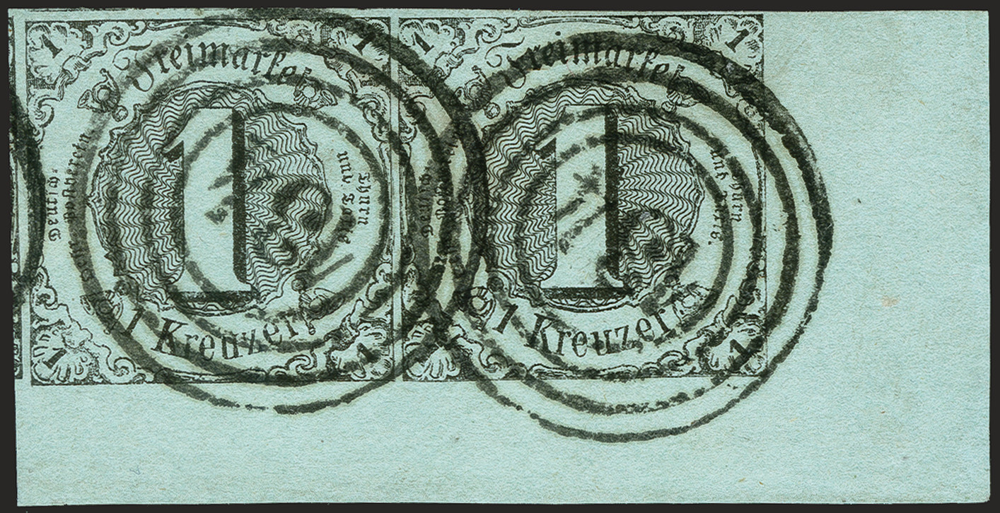 Lot 282 - Altdeutsche Staaten thurn and taxis -  Heinrich Koehler Auktionen 372nd Auction - The ERIVAN Collection