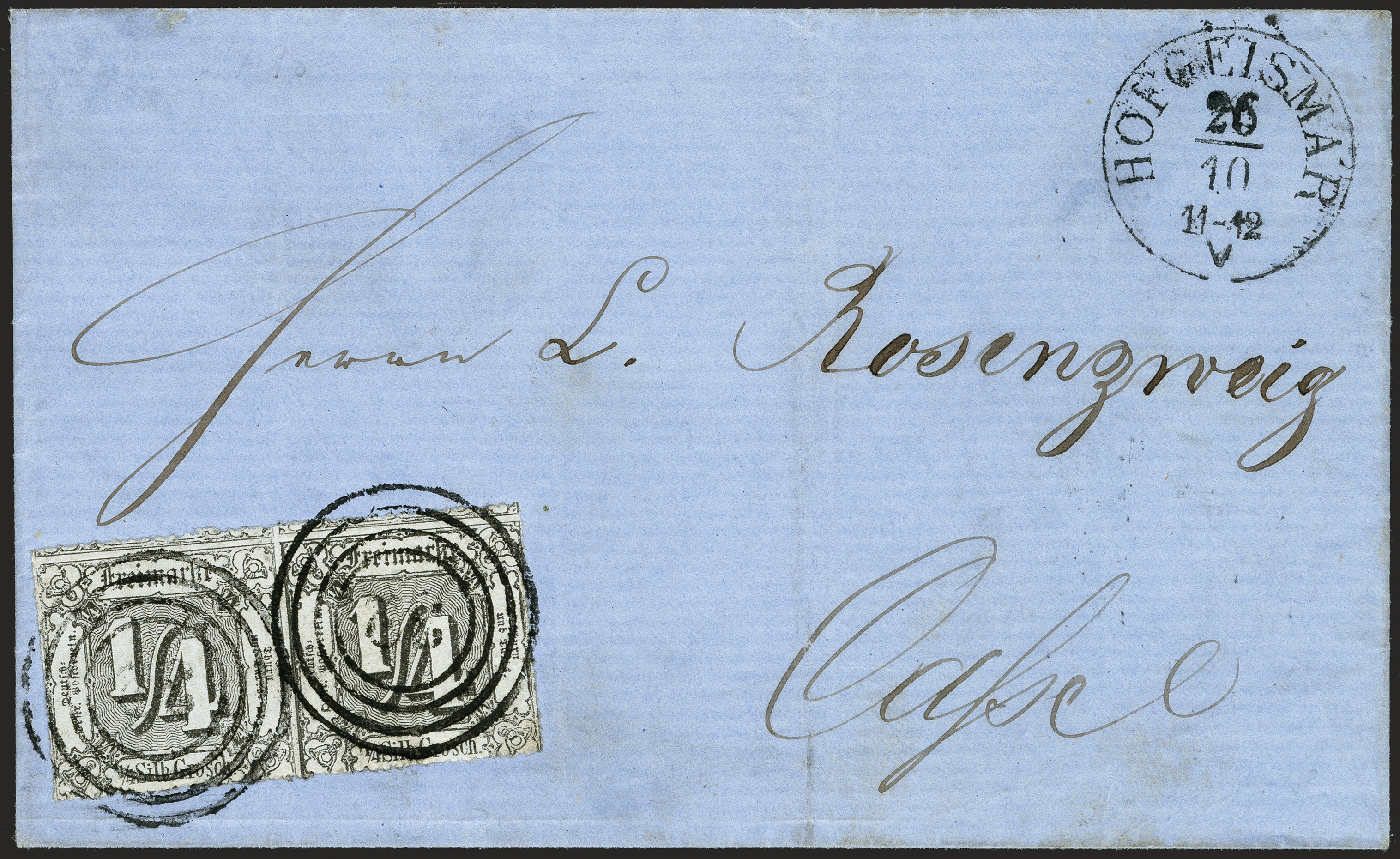 Lot 283 - Altdeutsche Staaten thurn and taxis -  Heinrich Koehler Auktionen 372nd Auction - The ERIVAN Collection