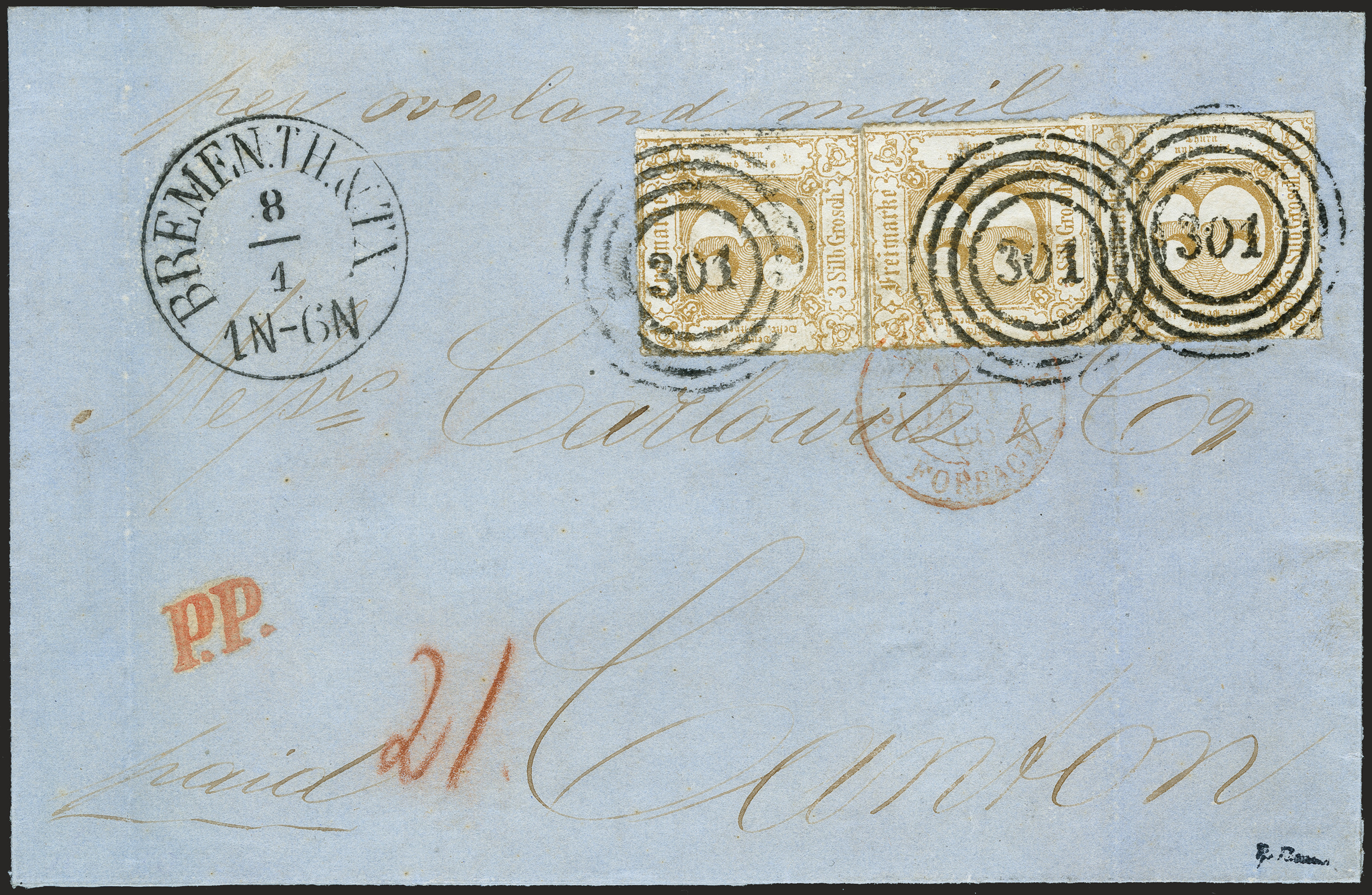 Lot 285 - Altdeutsche Staaten thurn and taxis -  Heinrich Koehler Auktionen 372nd Auction - The ERIVAN Collection