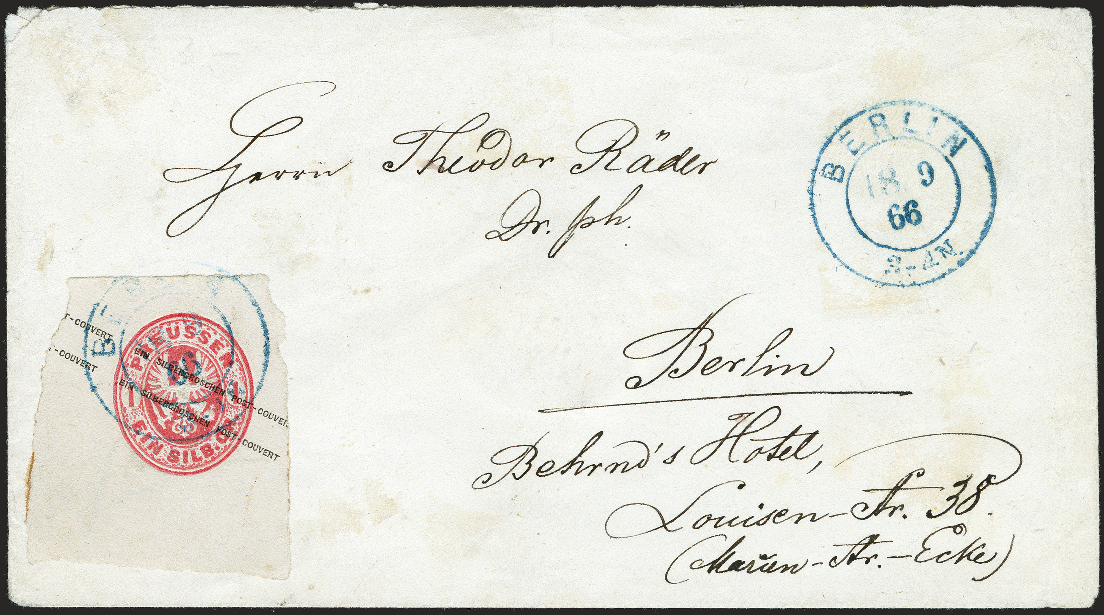 Lot 245 - preussen Prussia - postal stationary -  Heinrich Koehler Auktionen 372nd Auction - The ERIVAN Collection